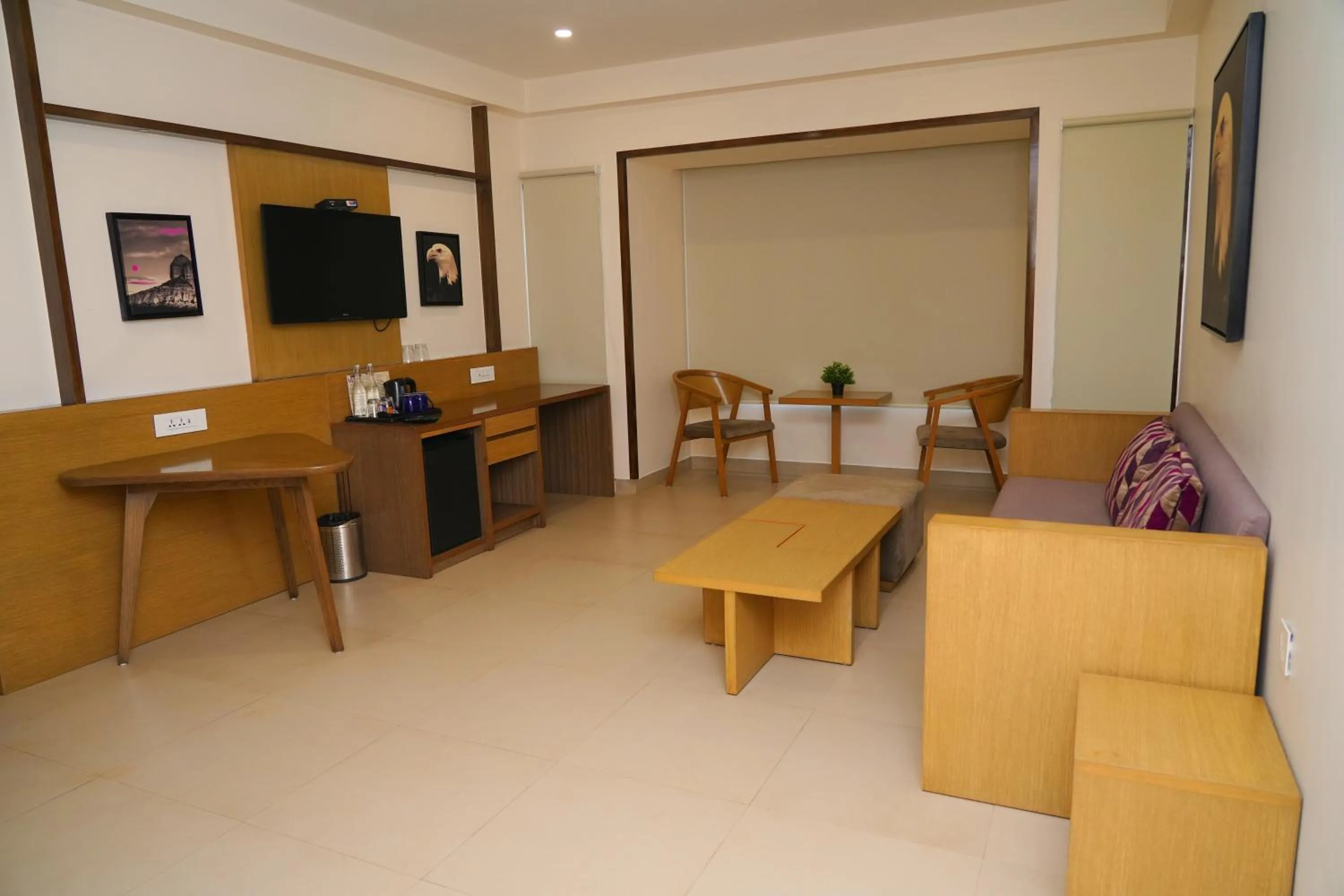 Living room in Purple Cloud Hotel