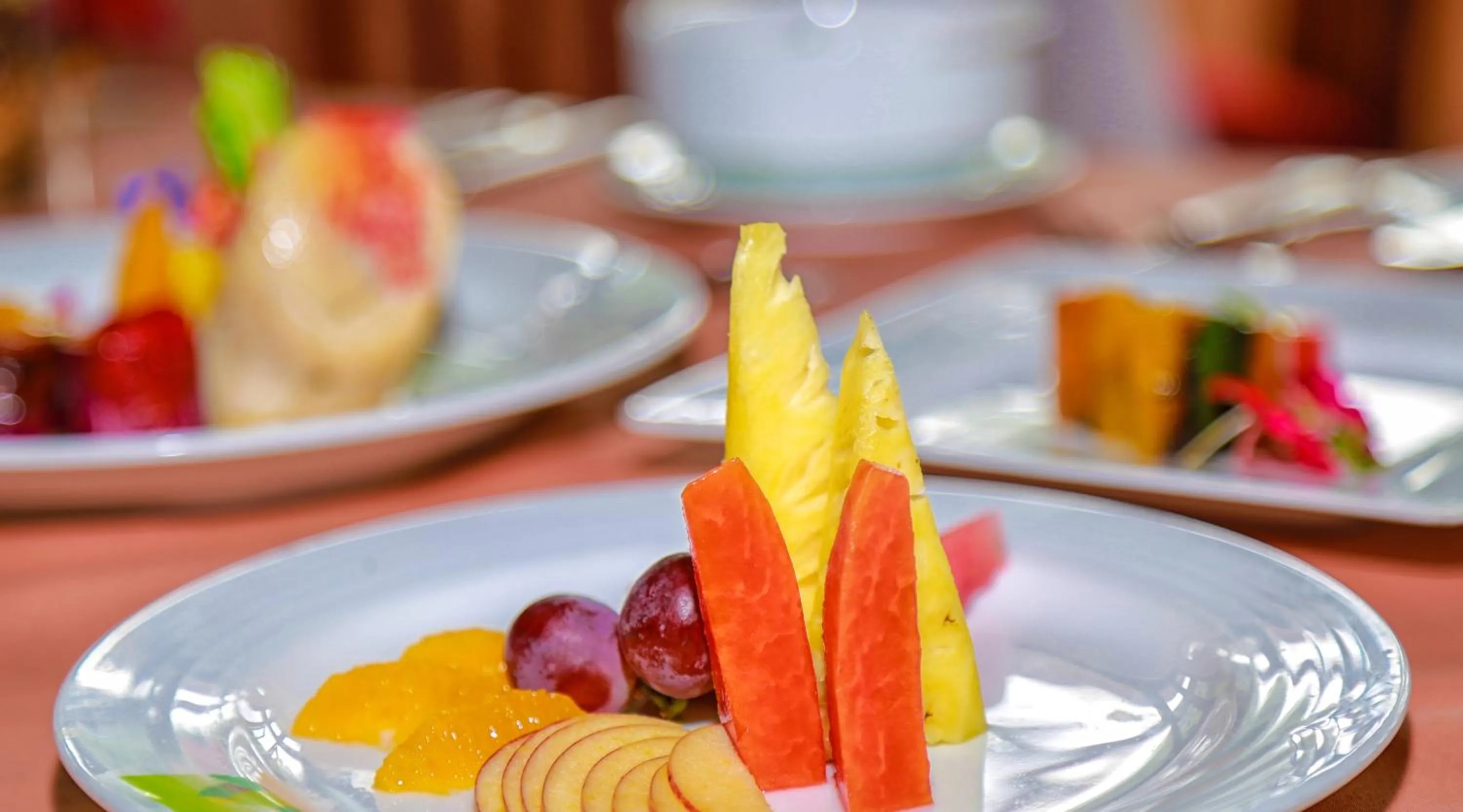 Food close-up in Oak Ray Serene Garden Hotel