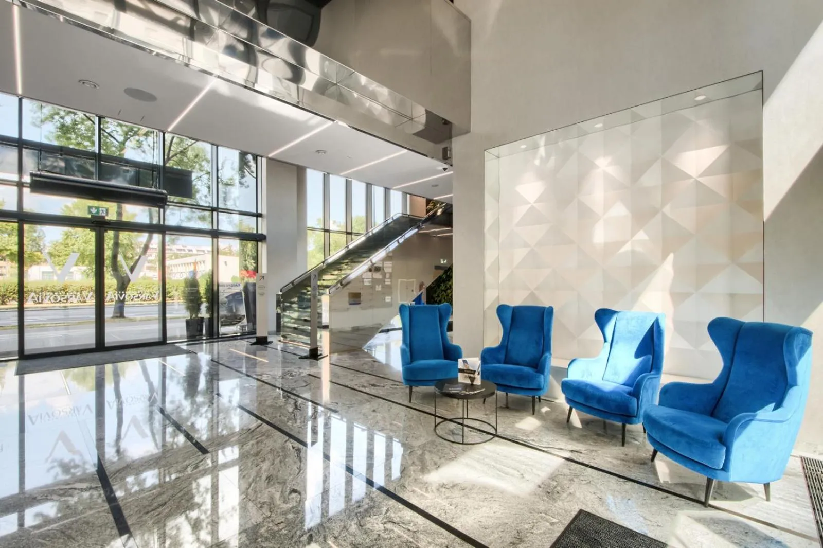 Lobby or reception in Varsovia Apartamenty Kasprzaka