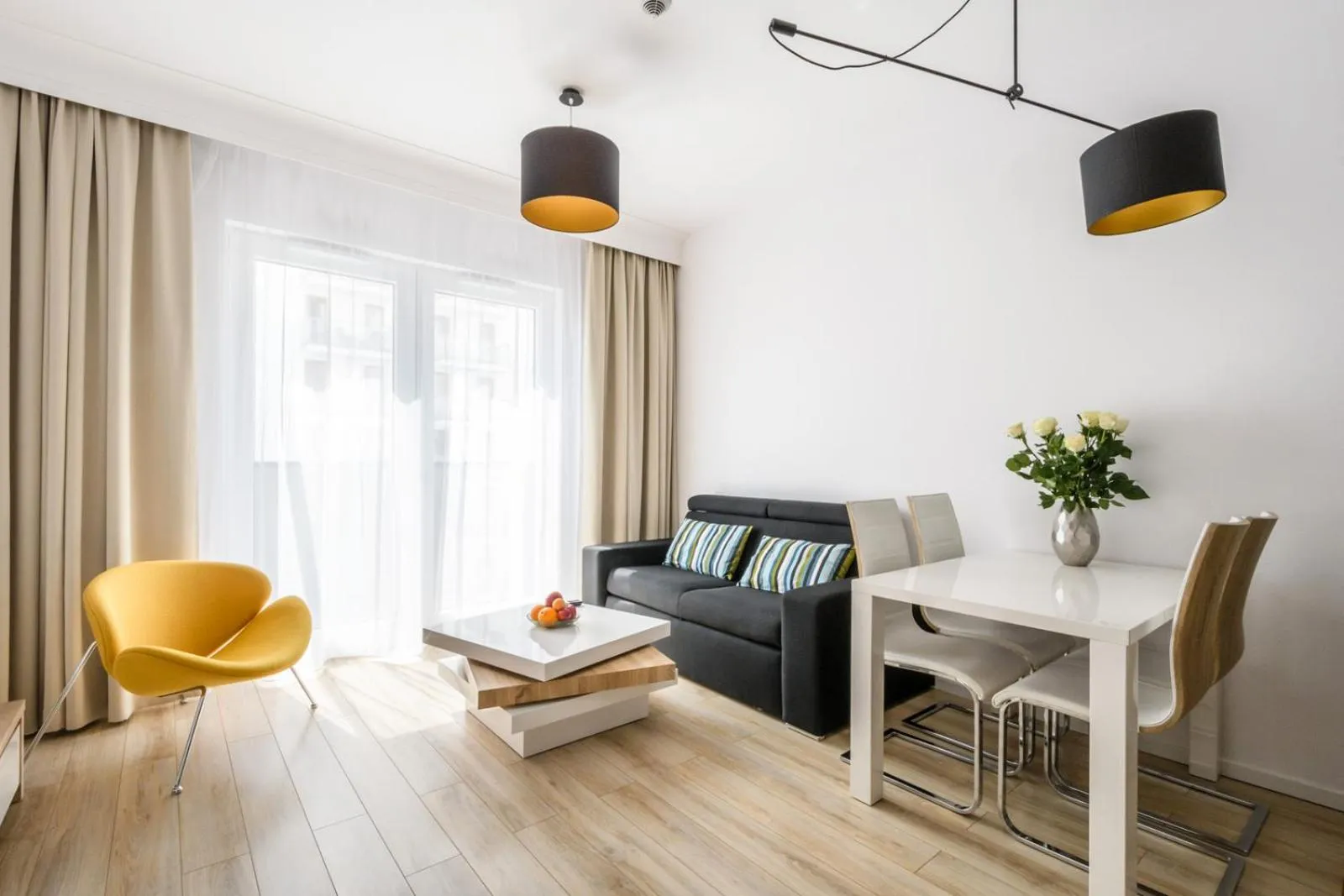 Living room in Varsovia Apartamenty Kasprzaka