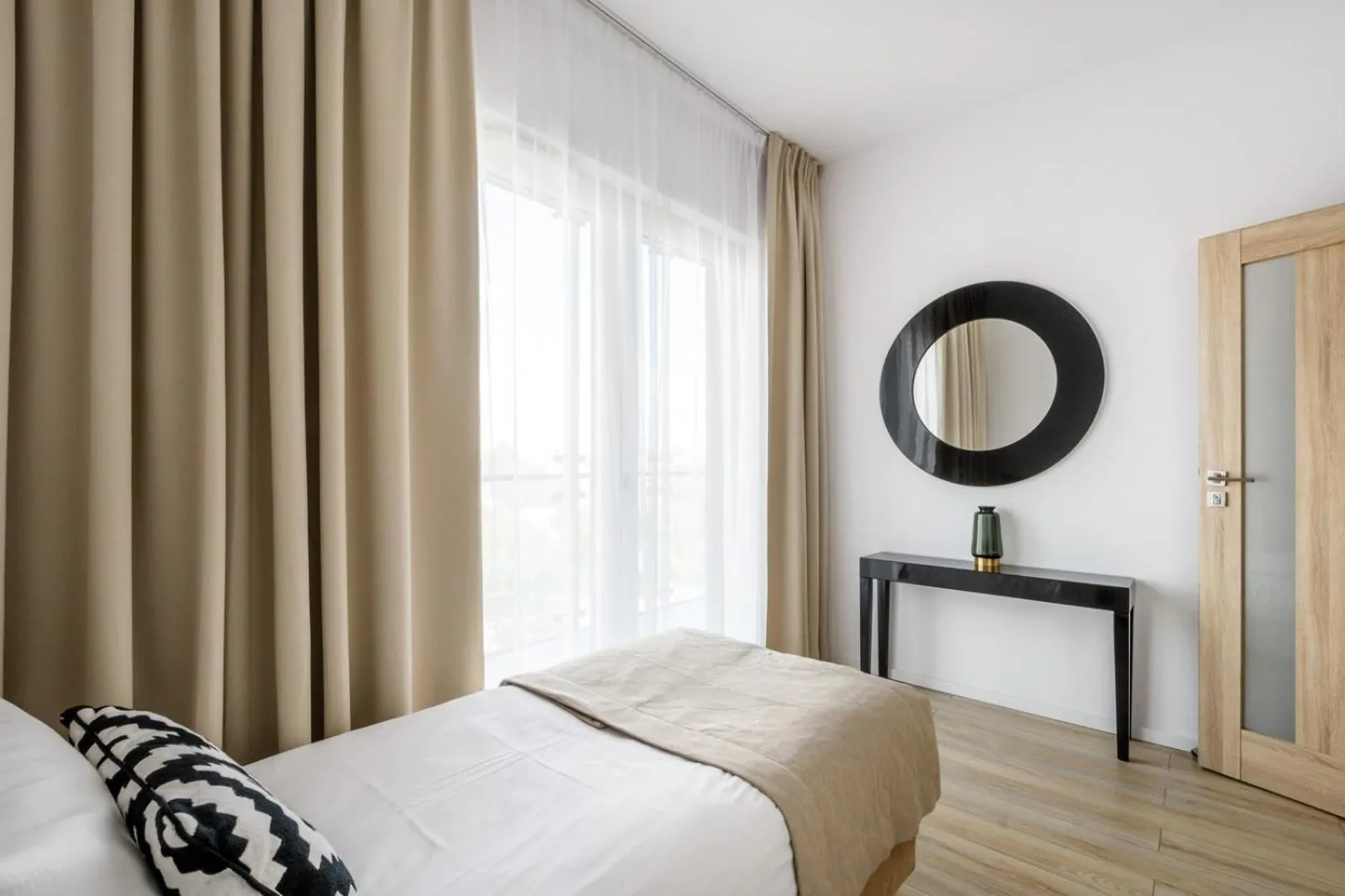 Bed in Varsovia Apartamenty Kasprzaka