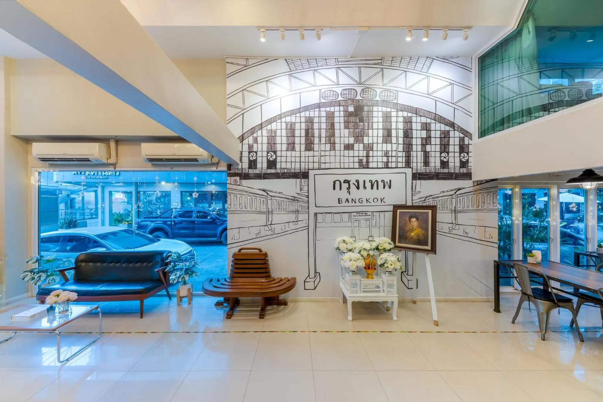 Lobby or reception in At Hua Lamphong Hotel