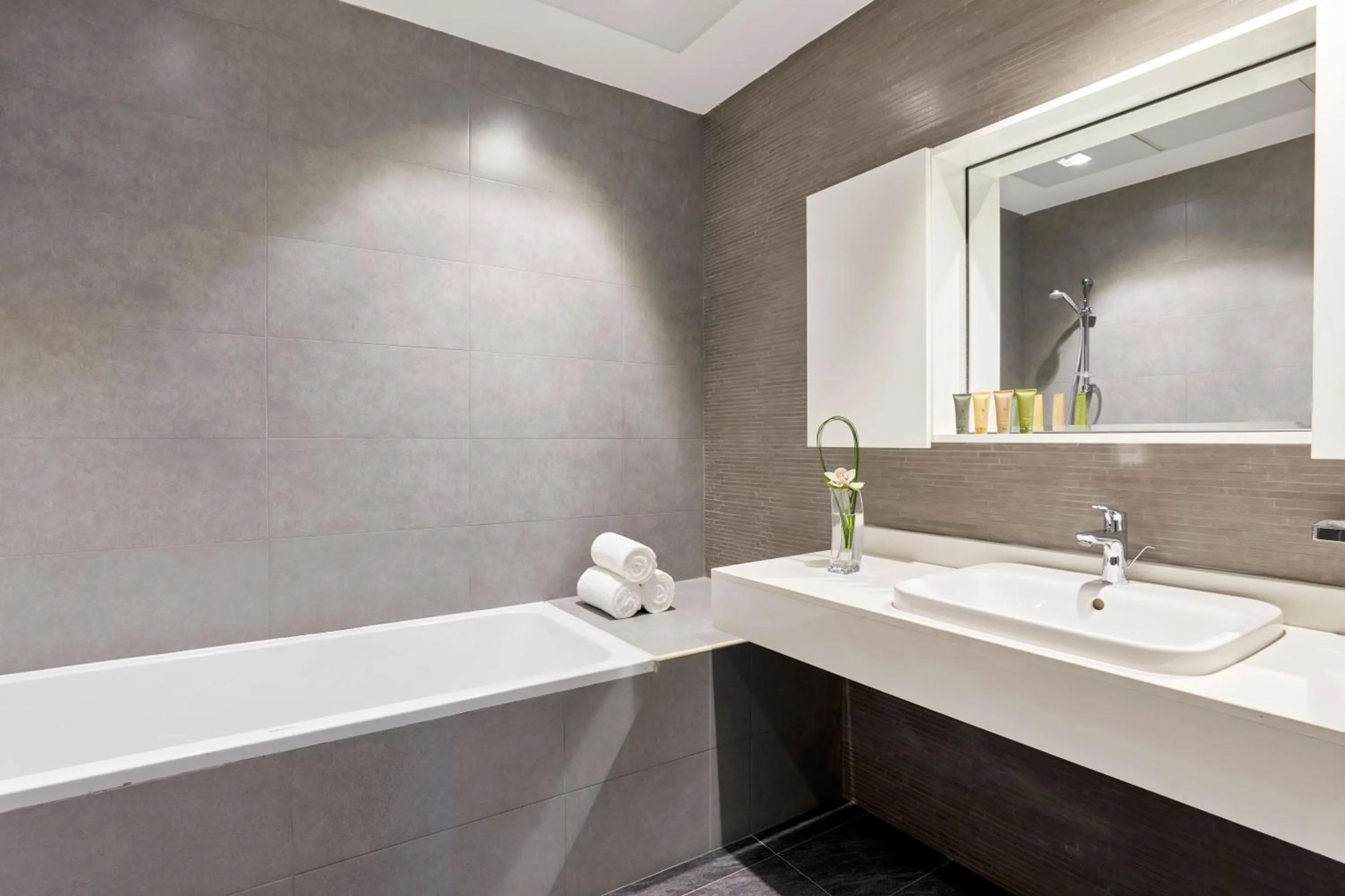 Bathroom in Staybridge Suites - Doha Lusail by IHG