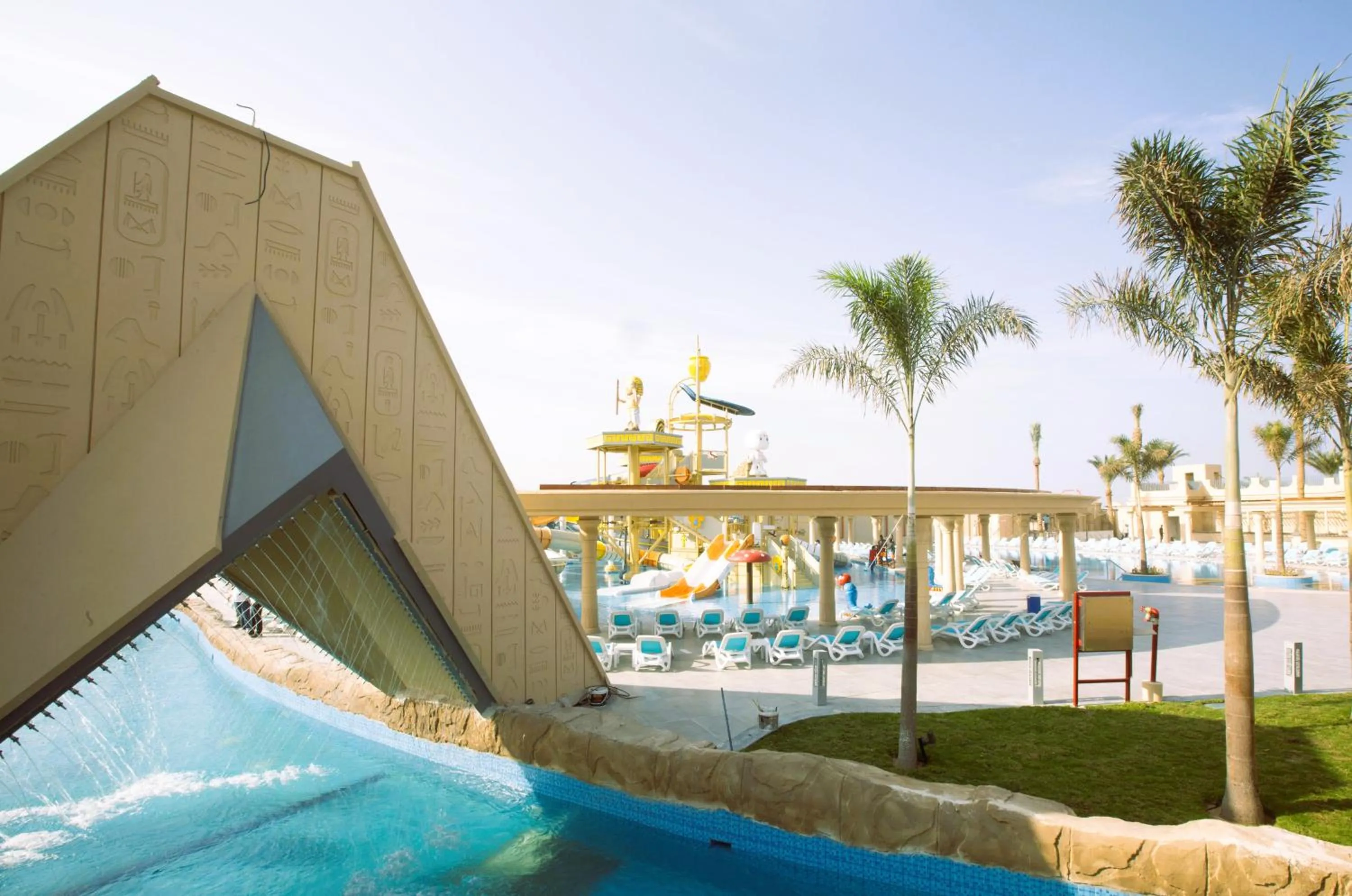 Aqua park in Stella Beach Resort & Spa, Makadi Bay