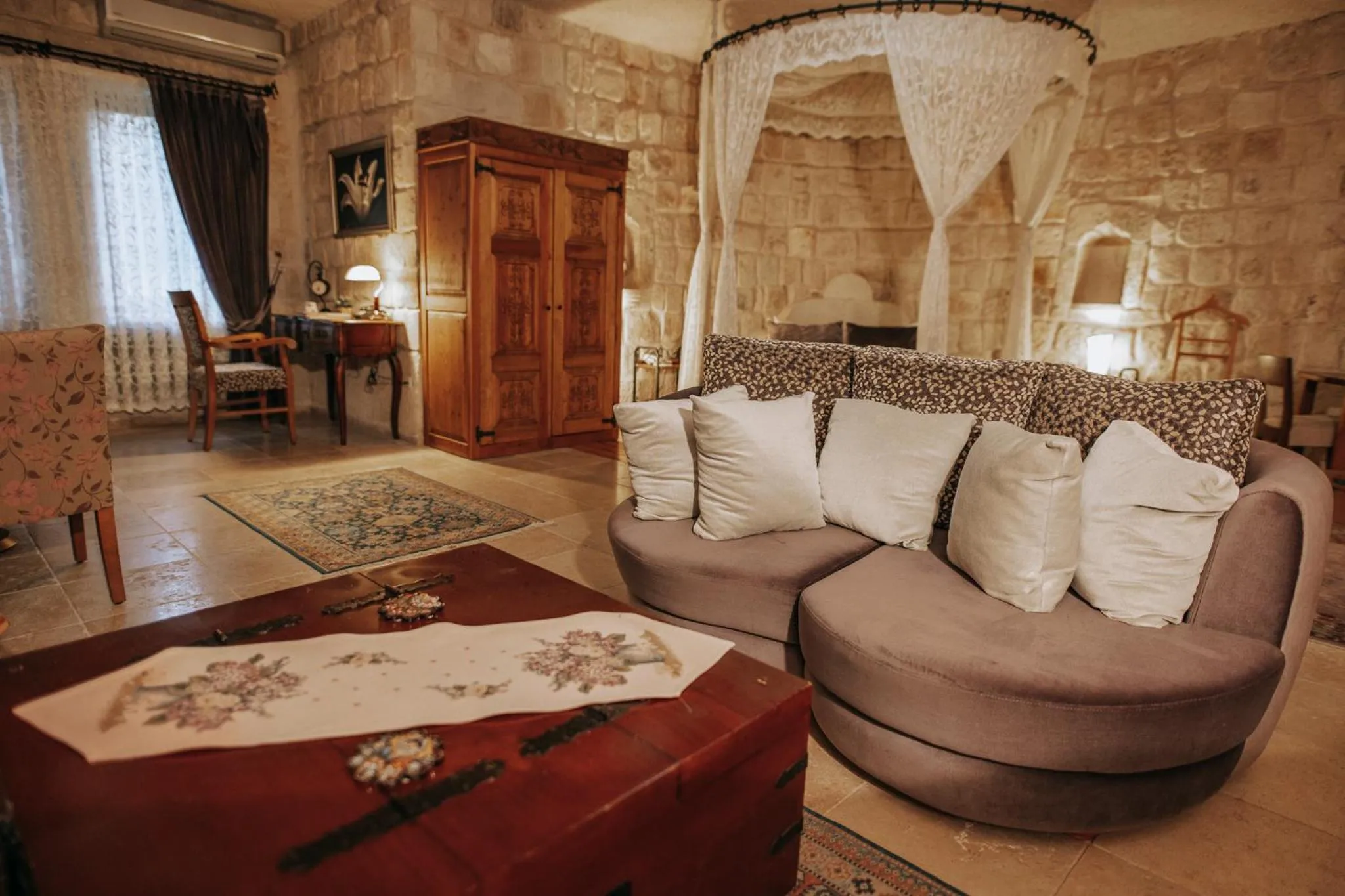 Seating area in Goreme Inn Hotel Only Adult