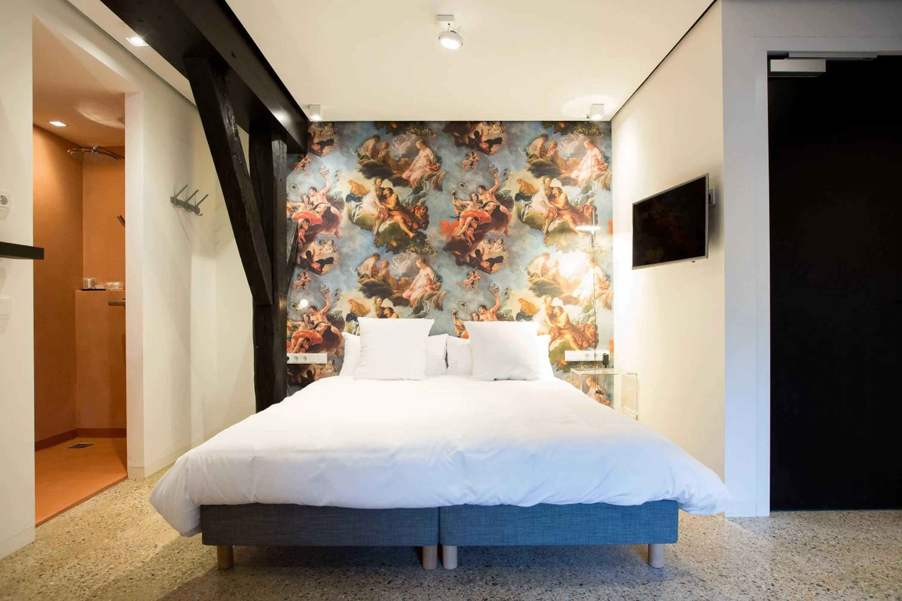 Bed in Hotel Napoleonschuur