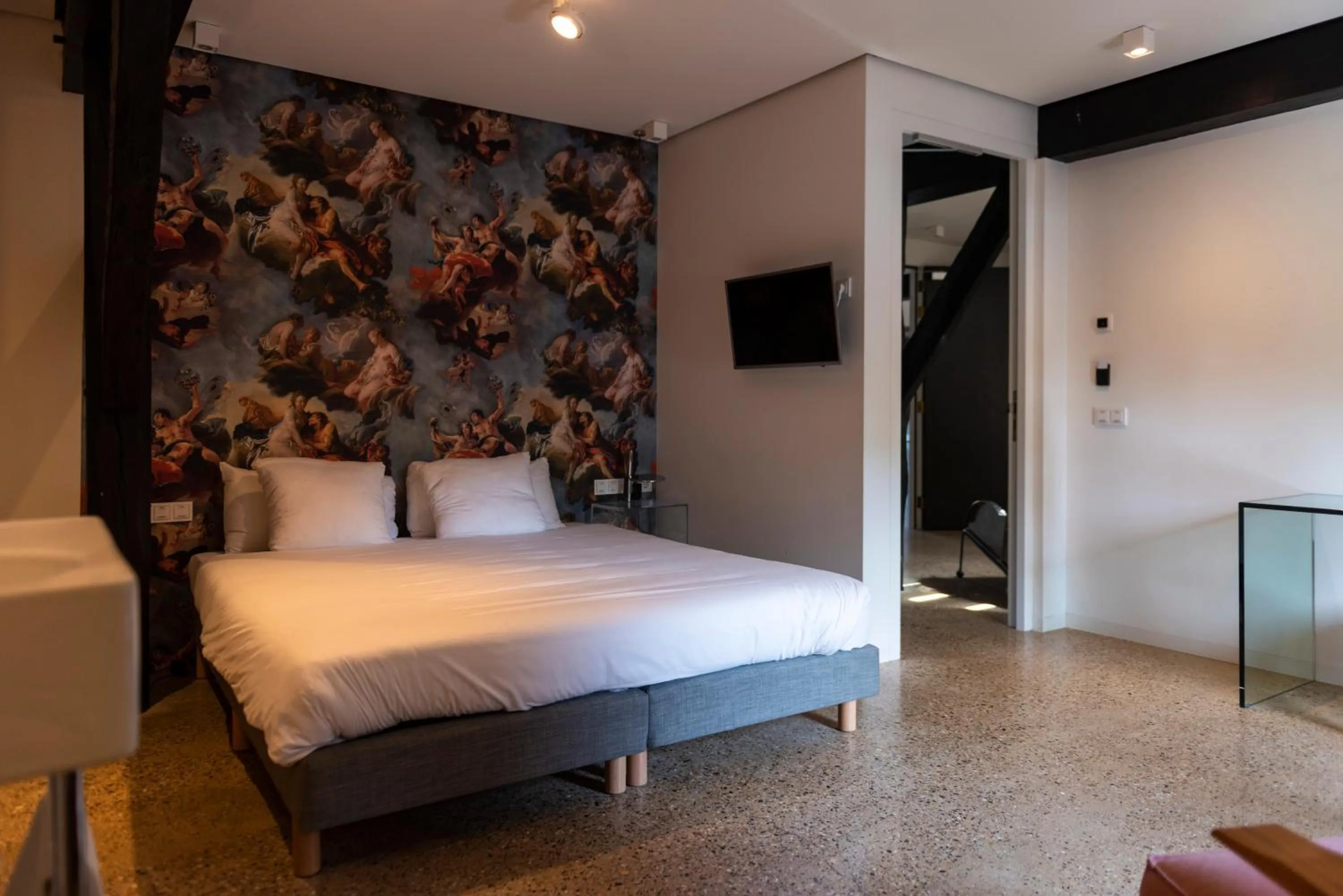 Bedroom, Bed in Hotel Napoleonschuur