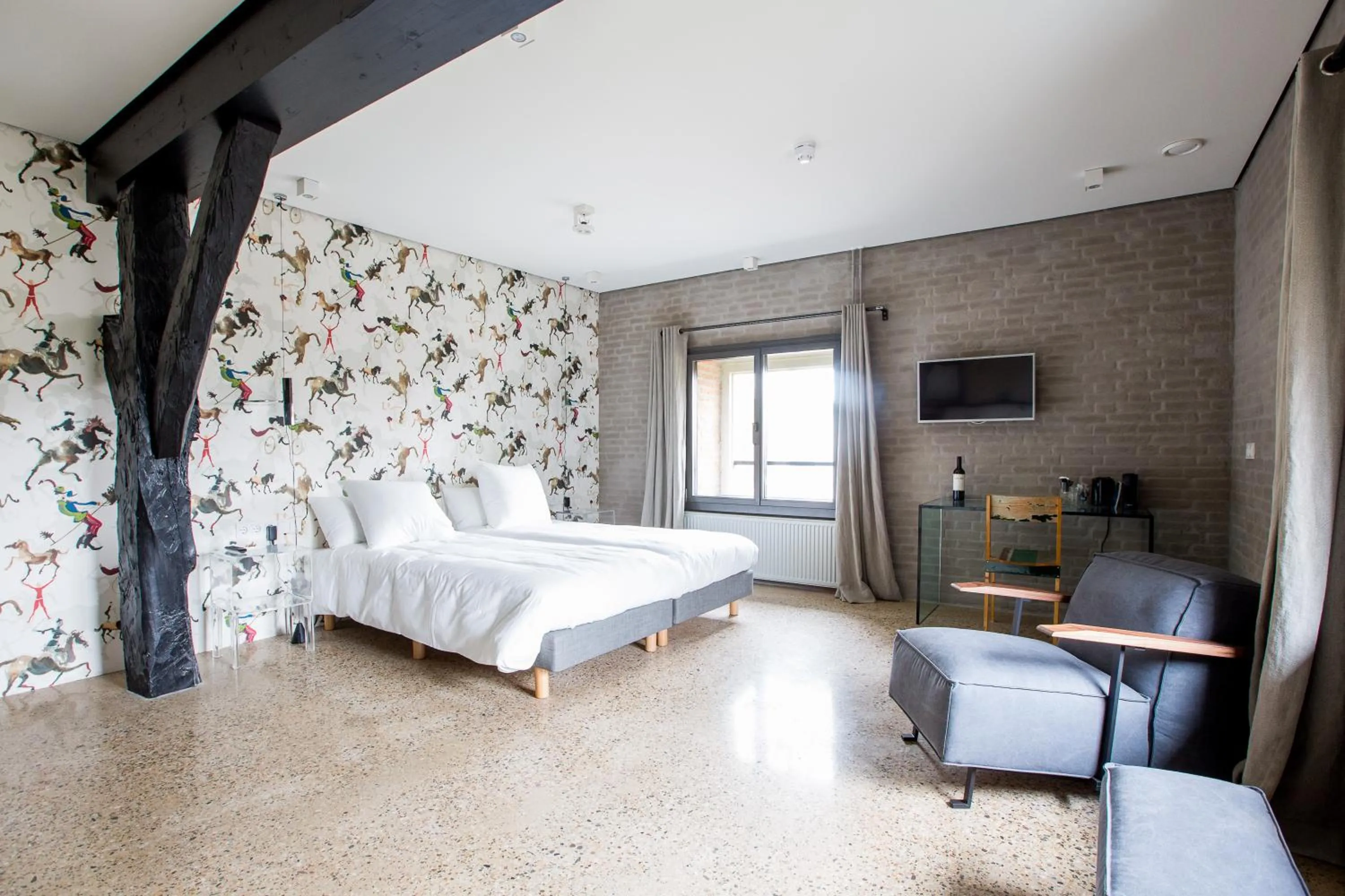 Bed in Hotel Napoleonschuur