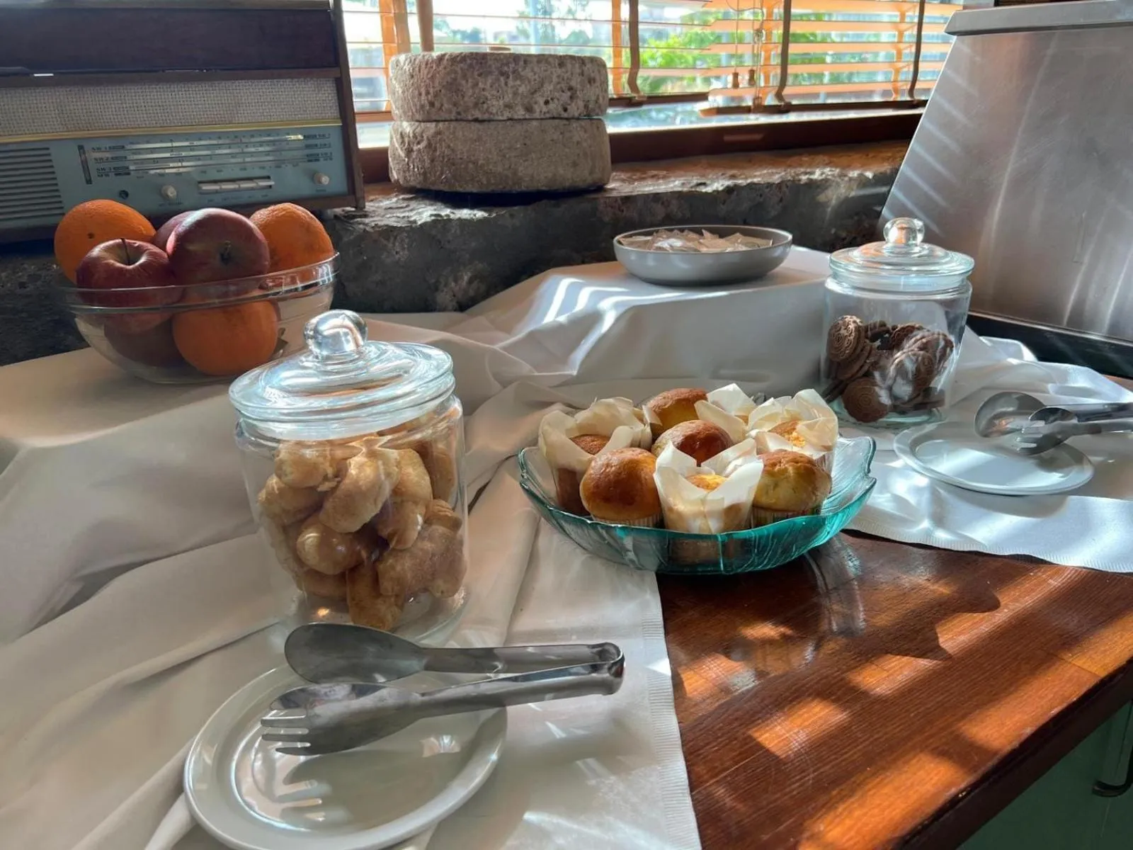 Buffet breakfast in Naiades Almiros Hotel