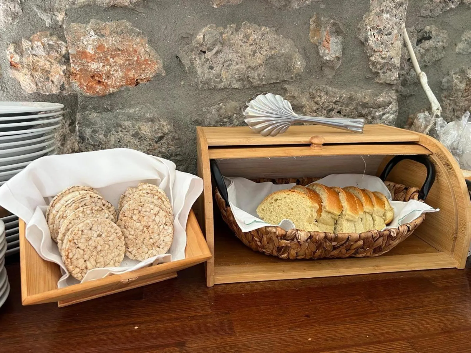 Buffet breakfast, Food in Naiades Almiros Hotel