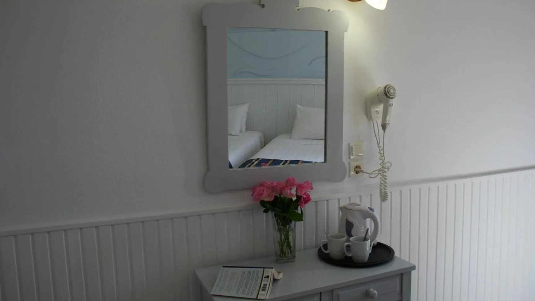 Coffee/tea facilities, Bathroom in Naiades Almiros Hotel