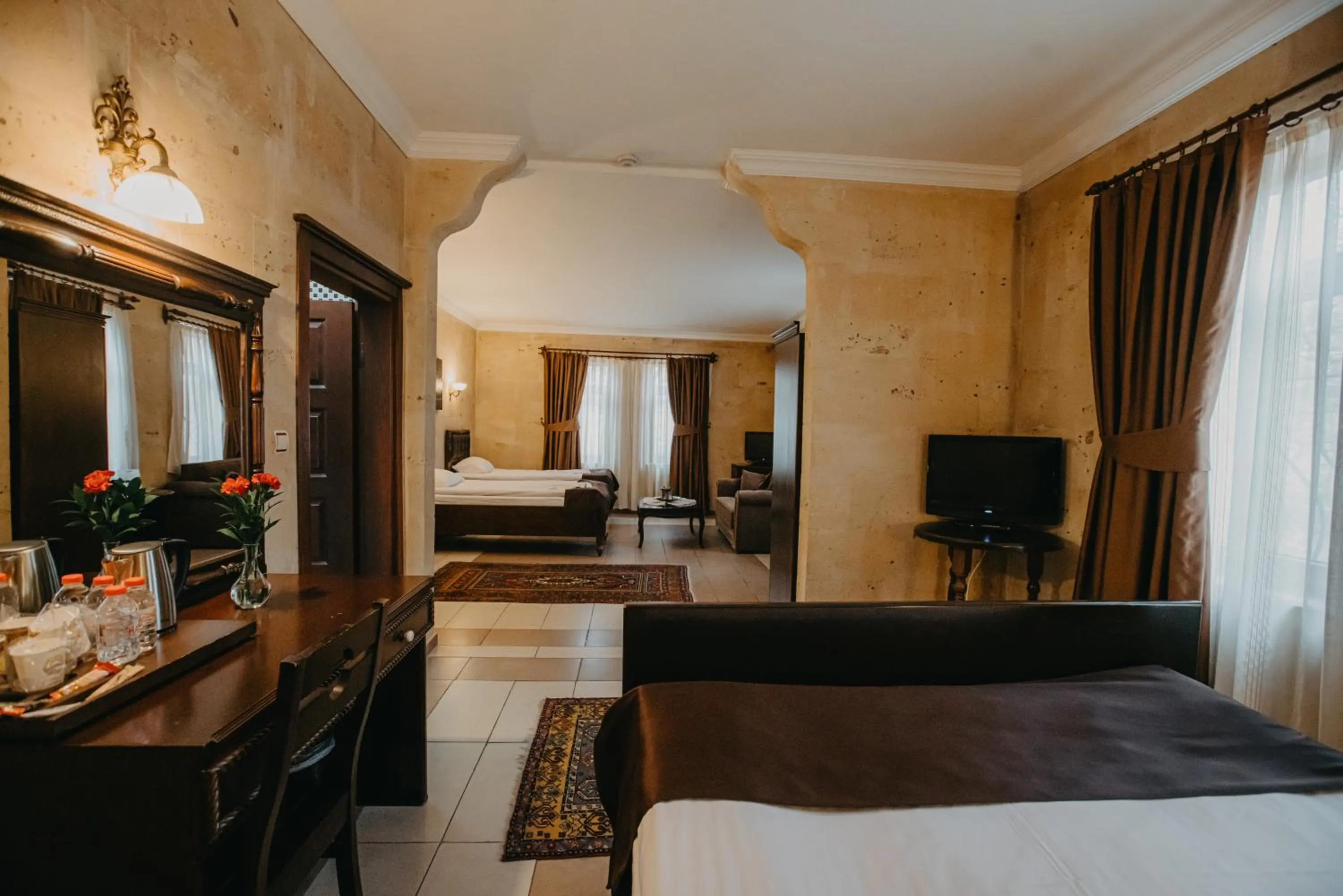 Photo of the whole room, Bed in Royal Stone Houses - Goreme