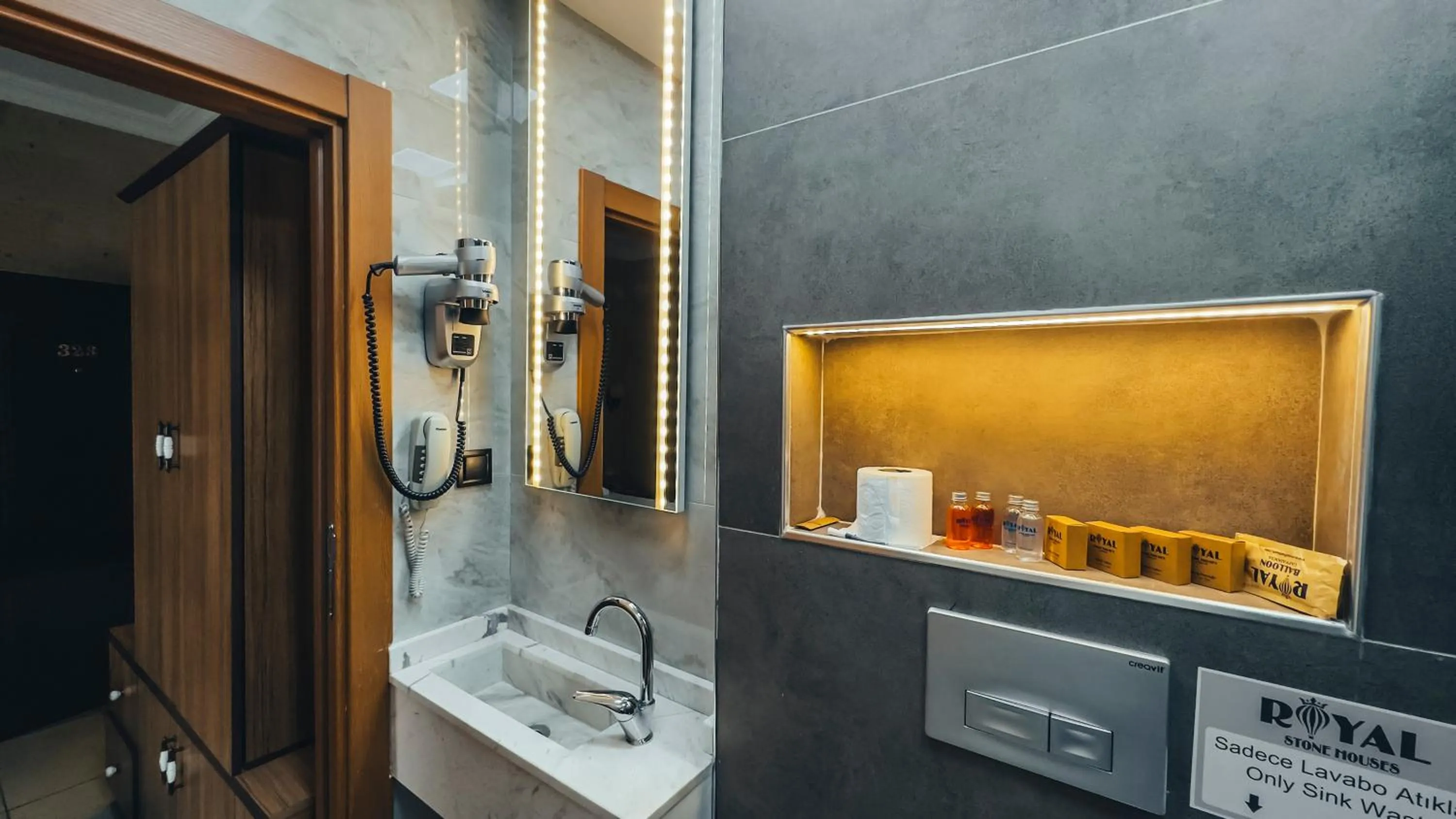 Bathroom in Royal Stone Houses - Goreme