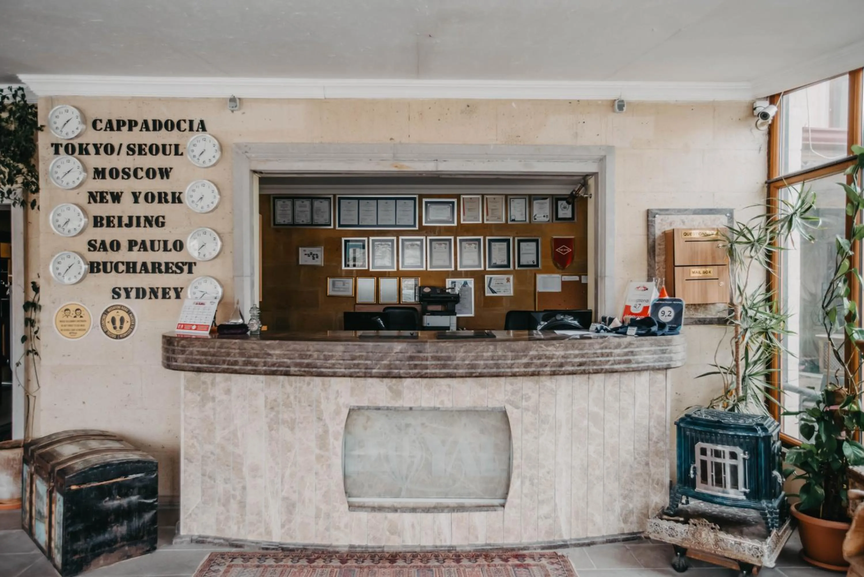 Lobby or reception in Royal Stone Houses - Goreme