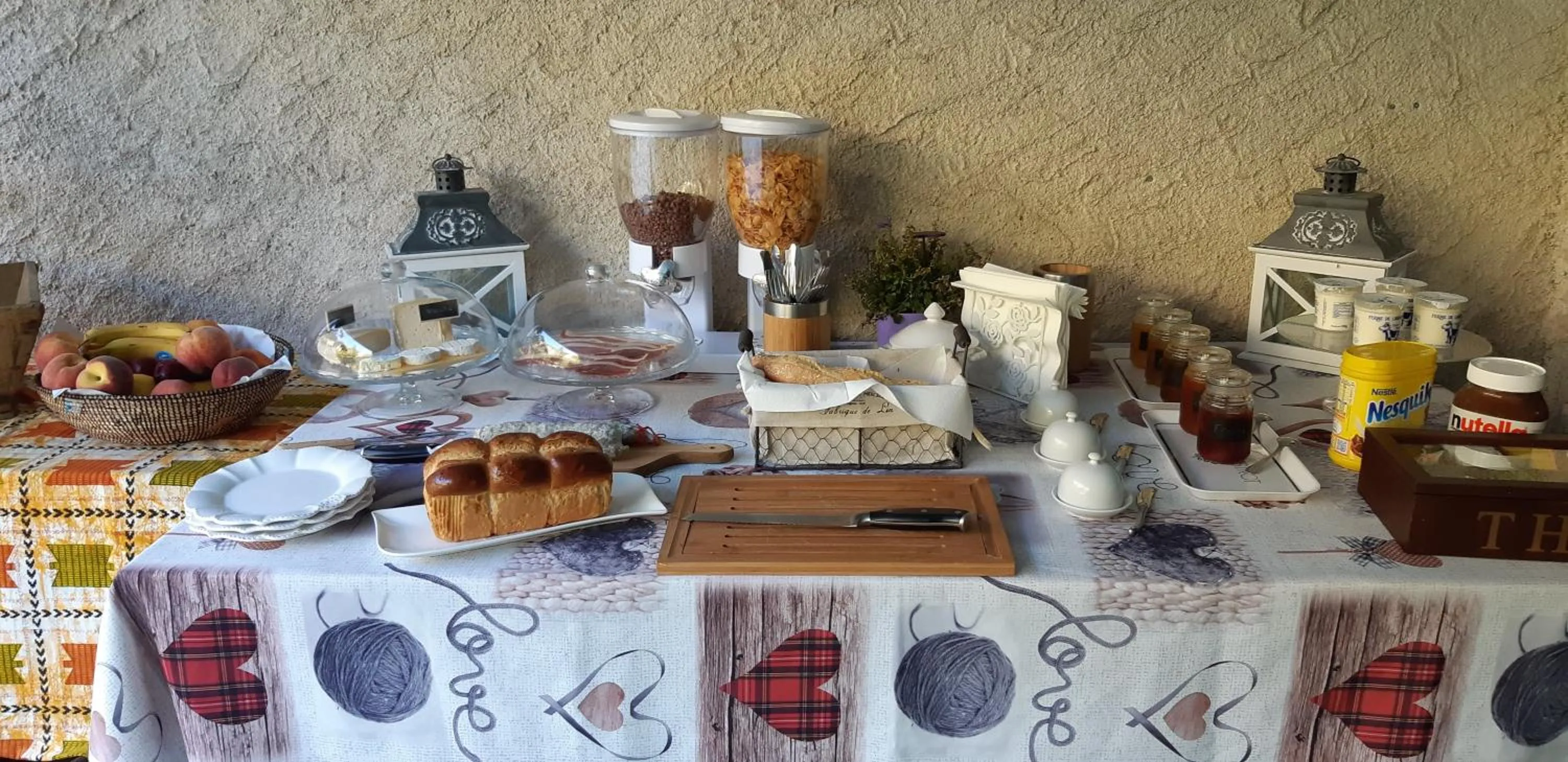 Breakfast in Moulin de Bénédicty