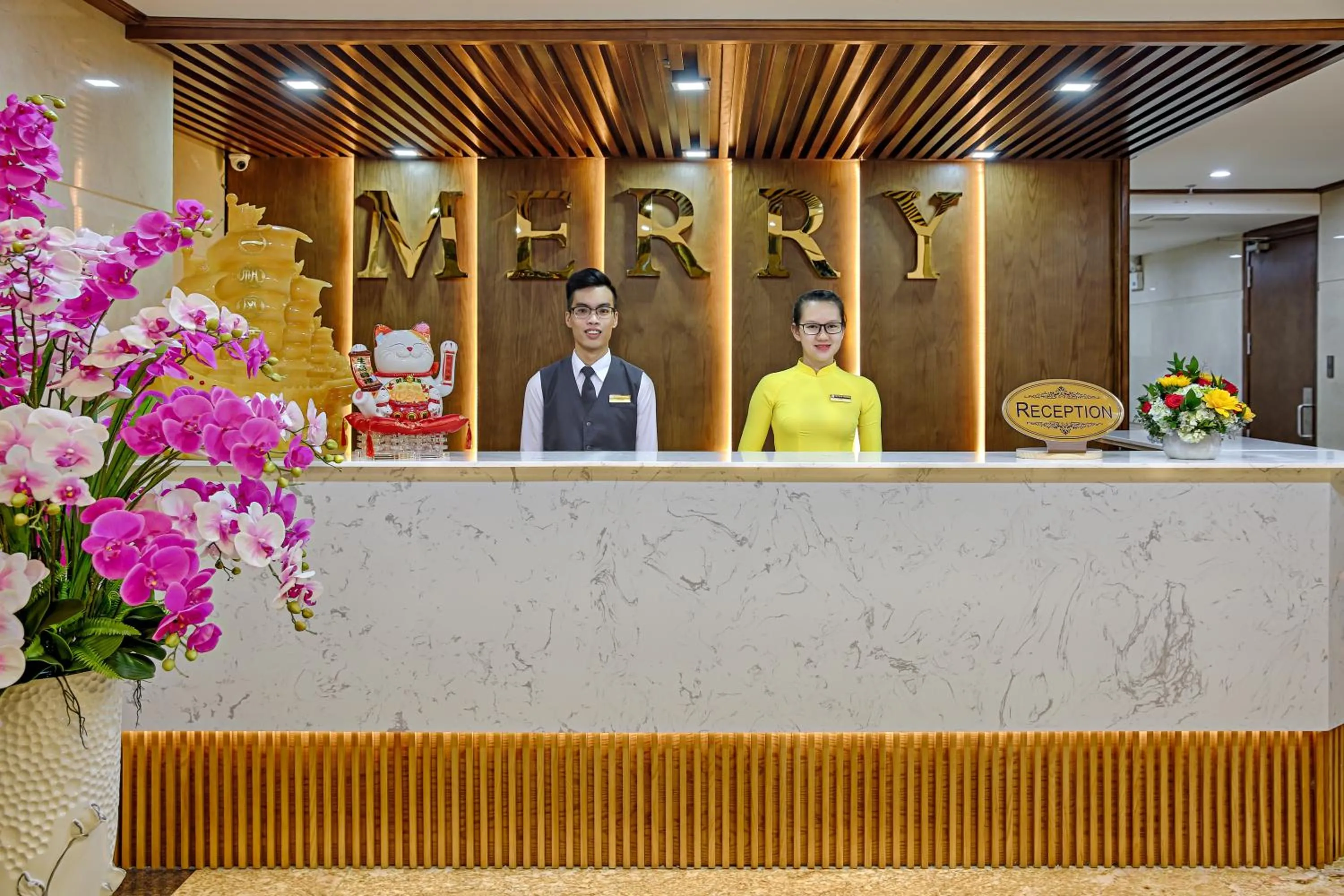 Staff in Merry Hotel