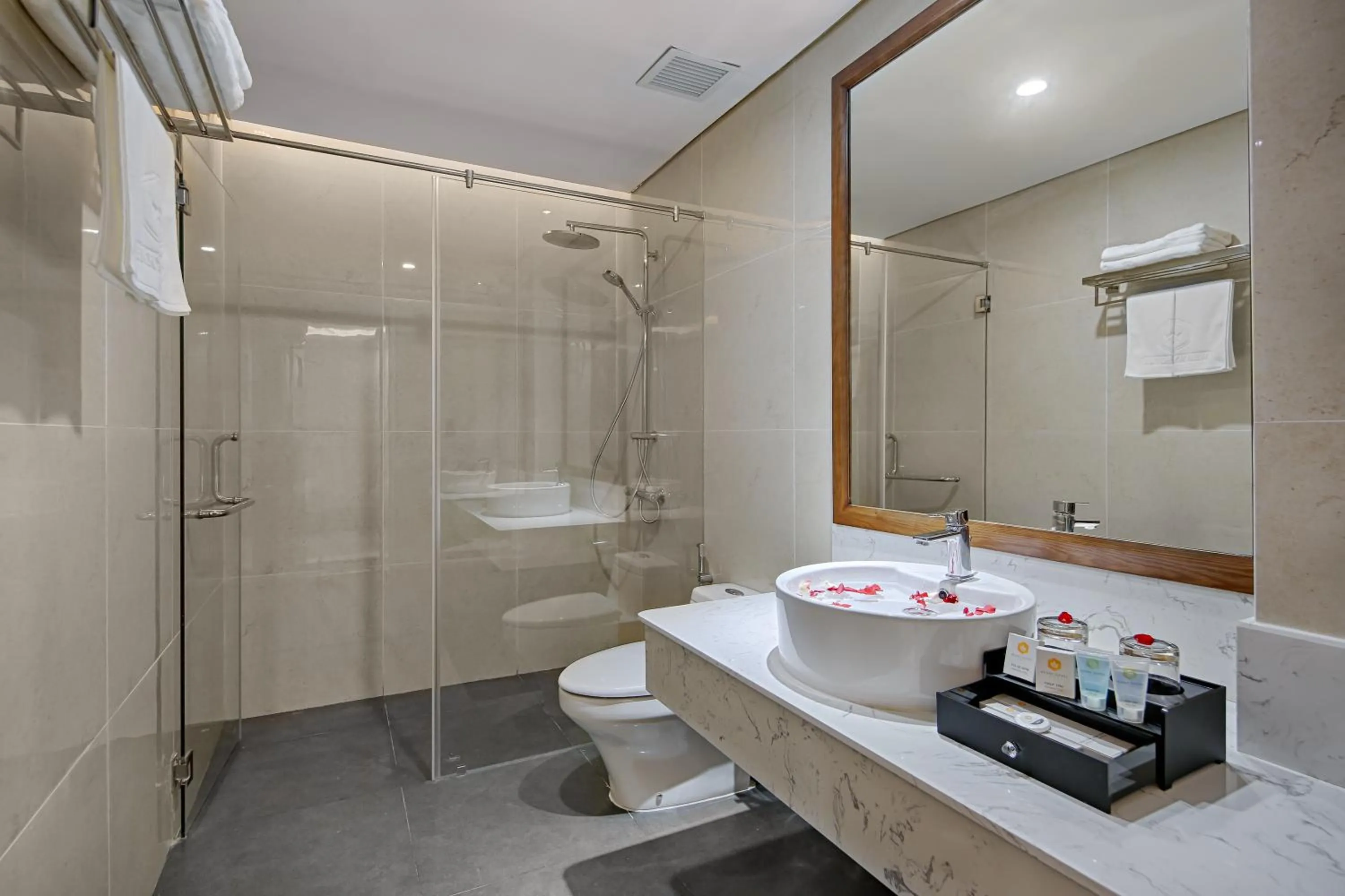 Toilet in Merry Hotel