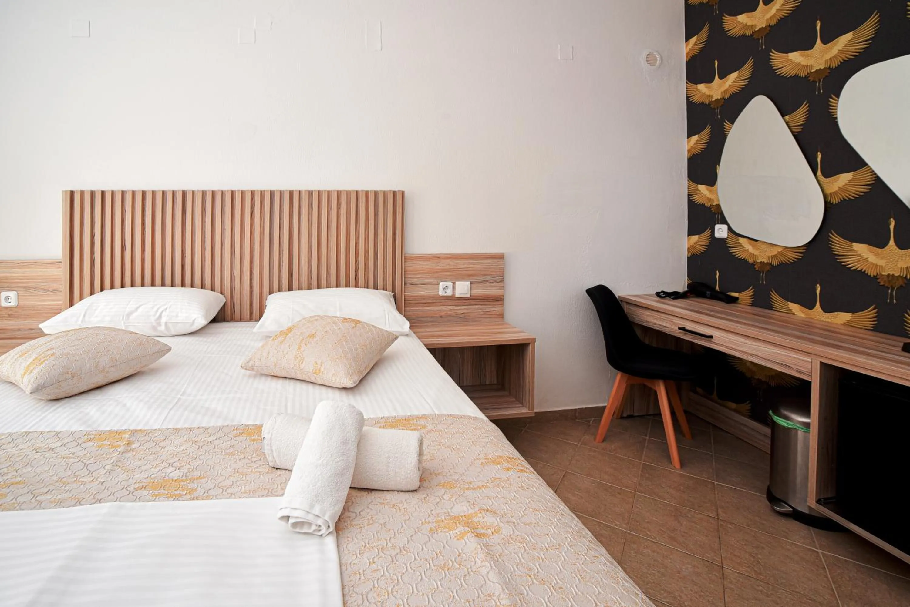 Bed in Kasapakis Hotel & Apartments