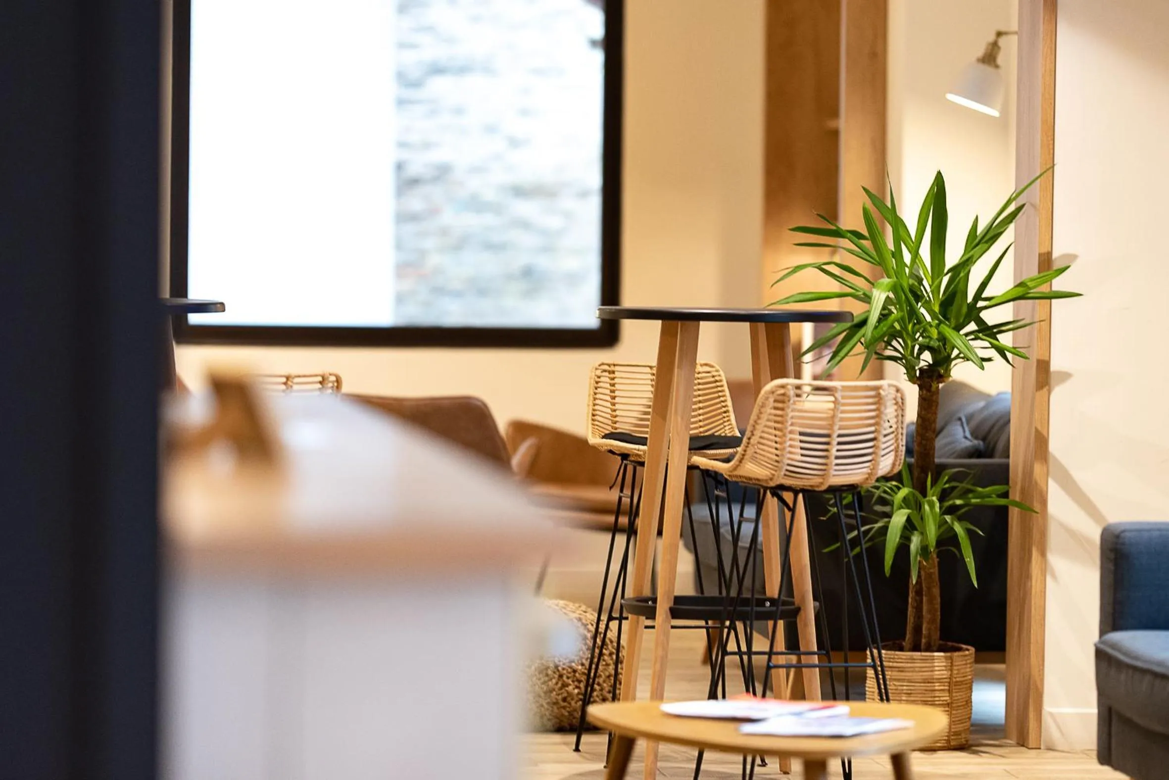 Communal lounge/ TV room in Hôtel du Beffroi Gravelines Dunkerque