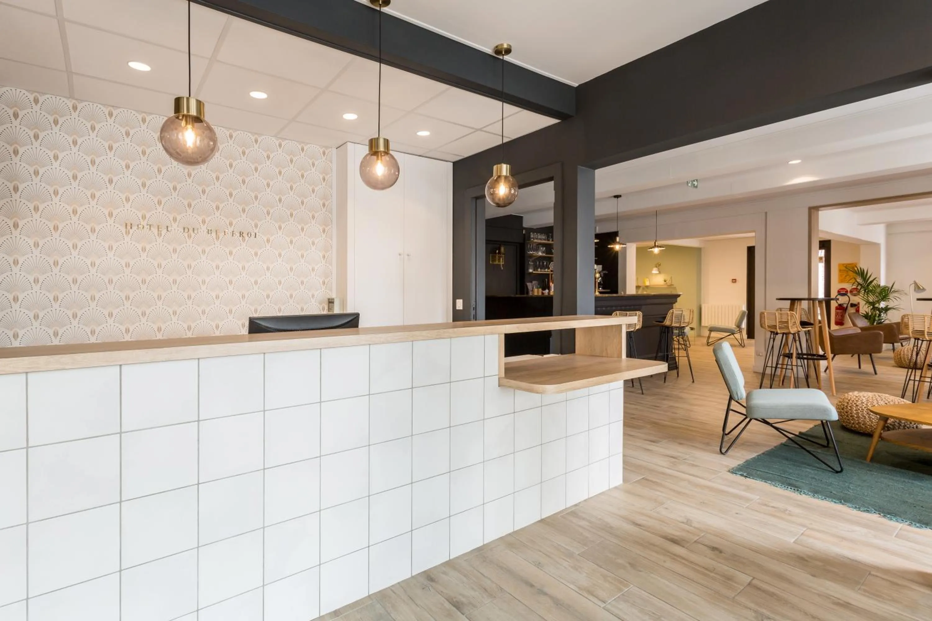 Lobby or reception in Hôtel du Beffroi Gravelines Dunkerque