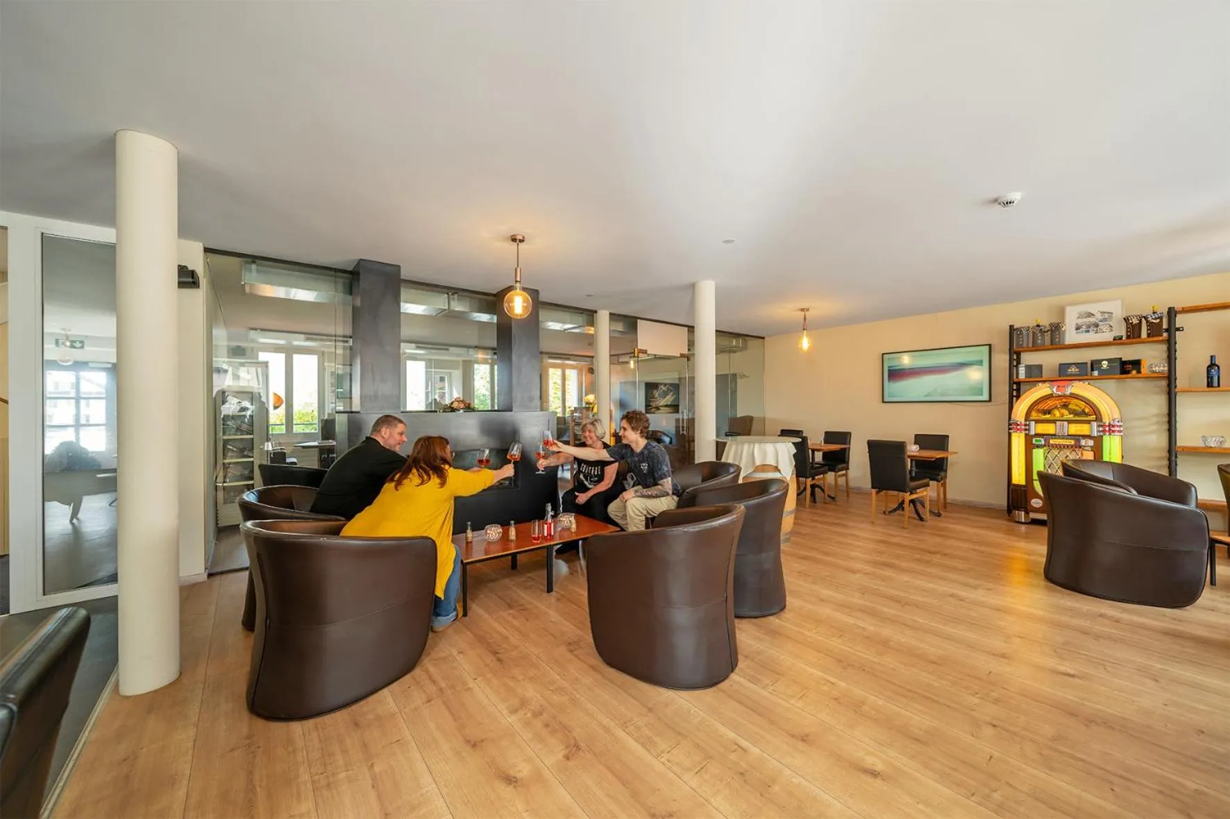 Lounge or bar in Aparthotel Bären