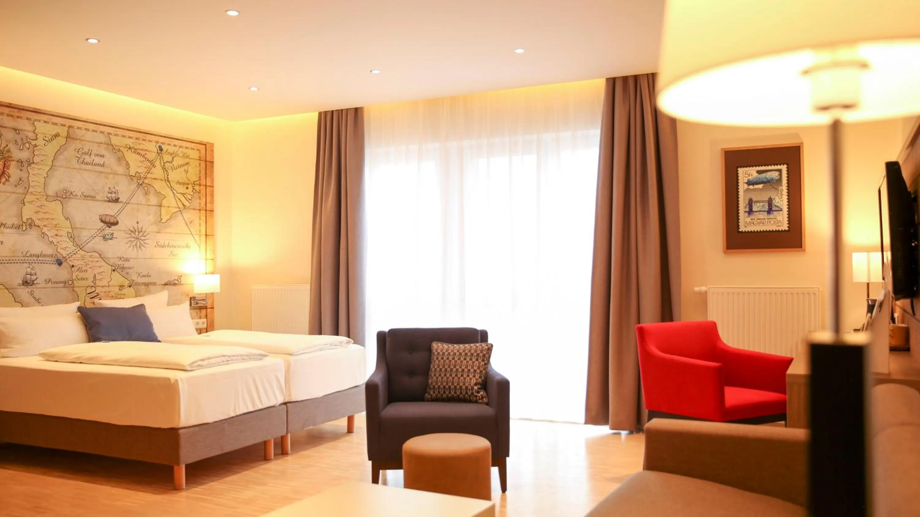 Decorative detail, Bed in Tropical Islands