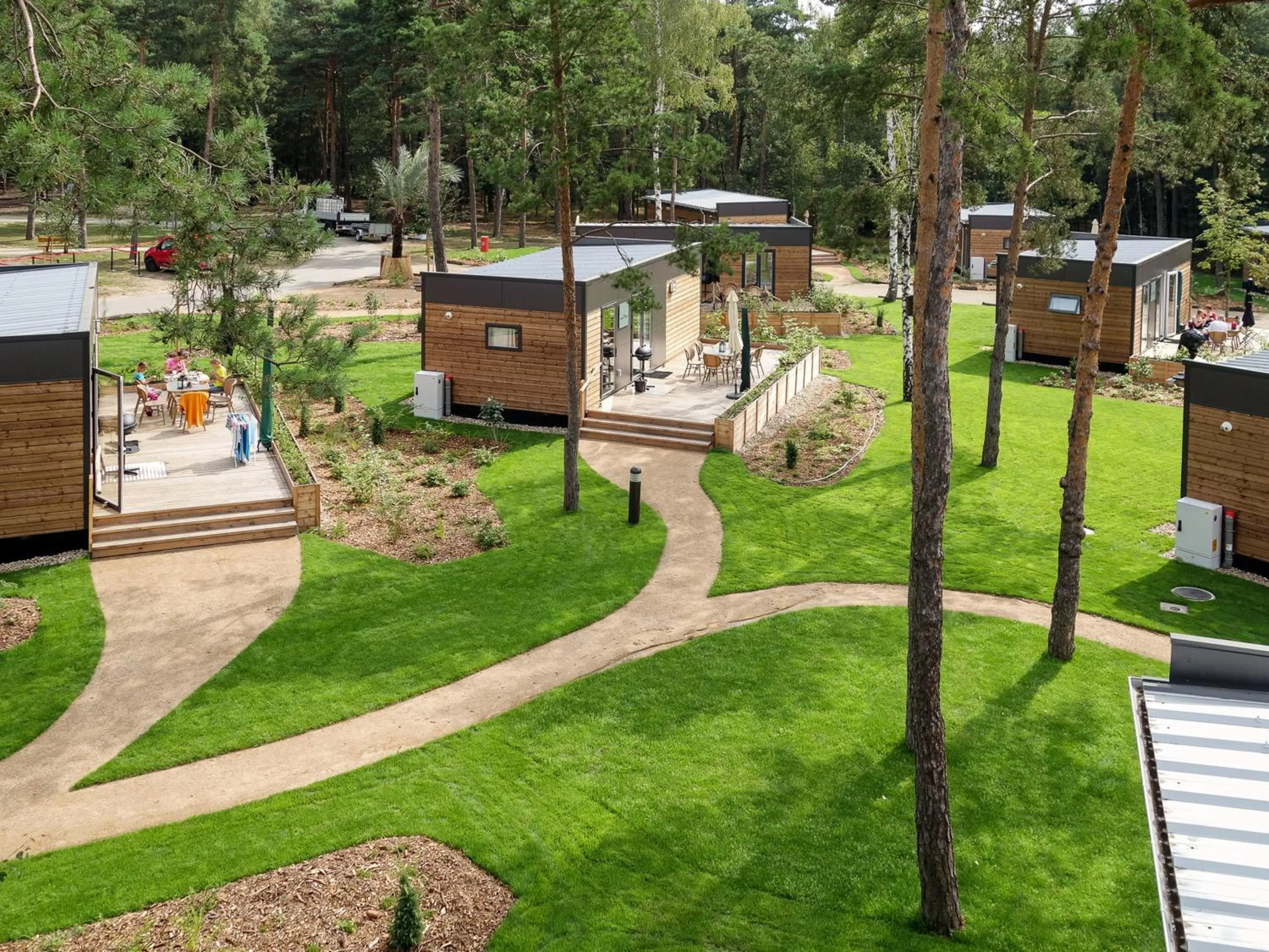 Garden view in Tropical Islands