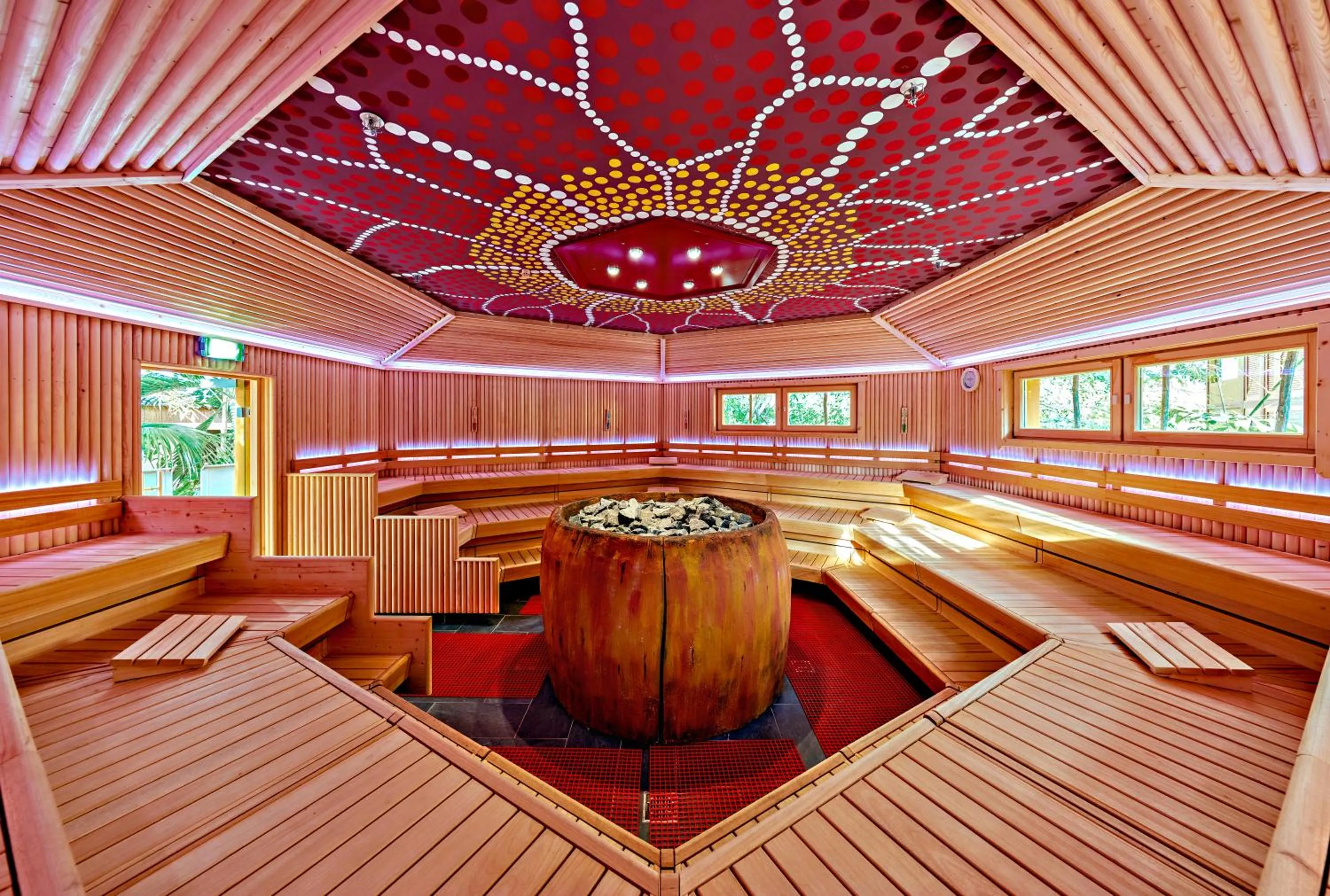 Sauna in Tropical Islands