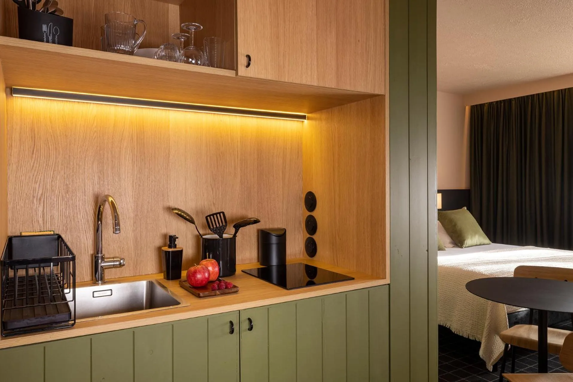 Kitchen or kitchenette in Best Western Plus Hotel Cargo