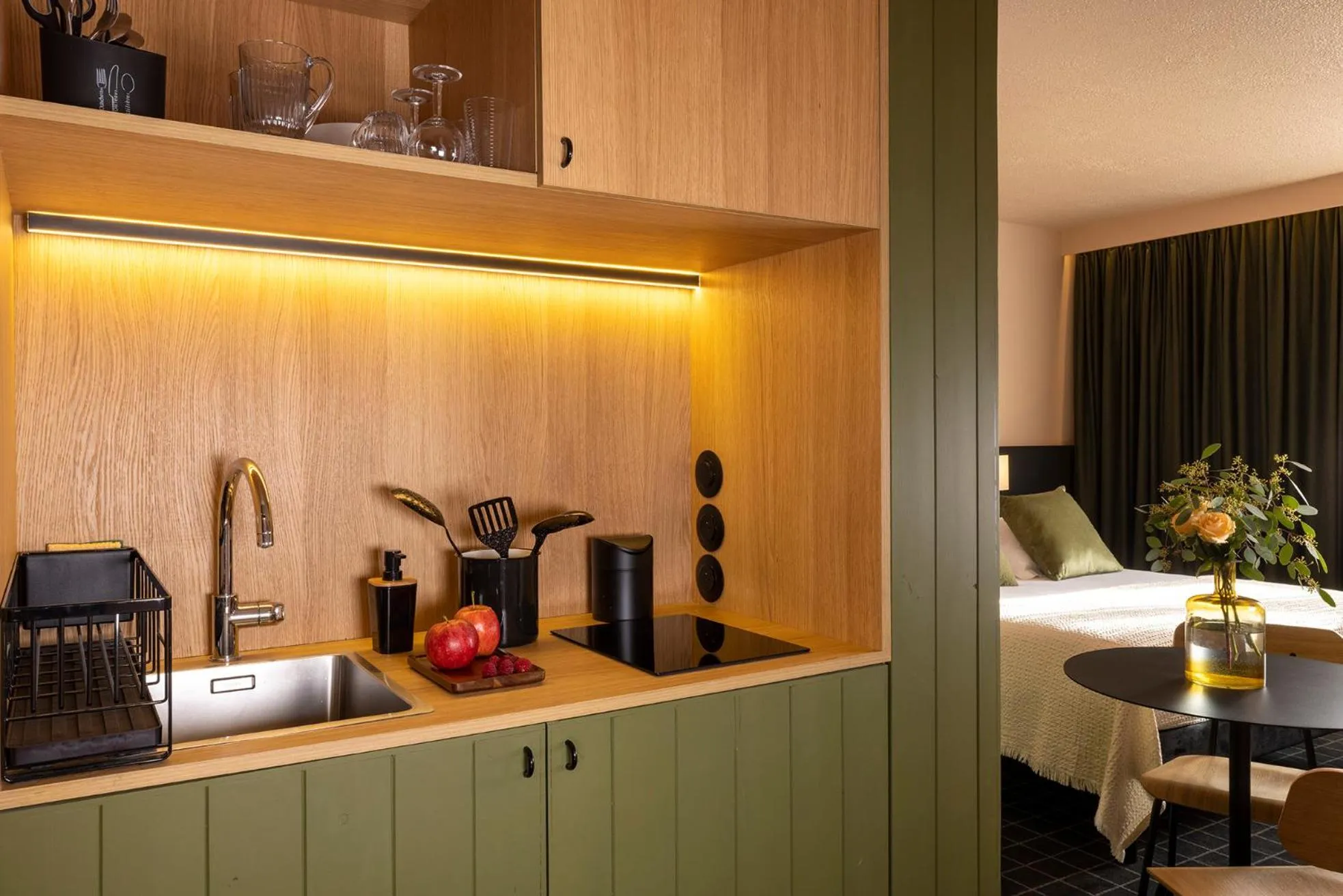 Kitchen or kitchenette in Best Western Plus Hotel Cargo