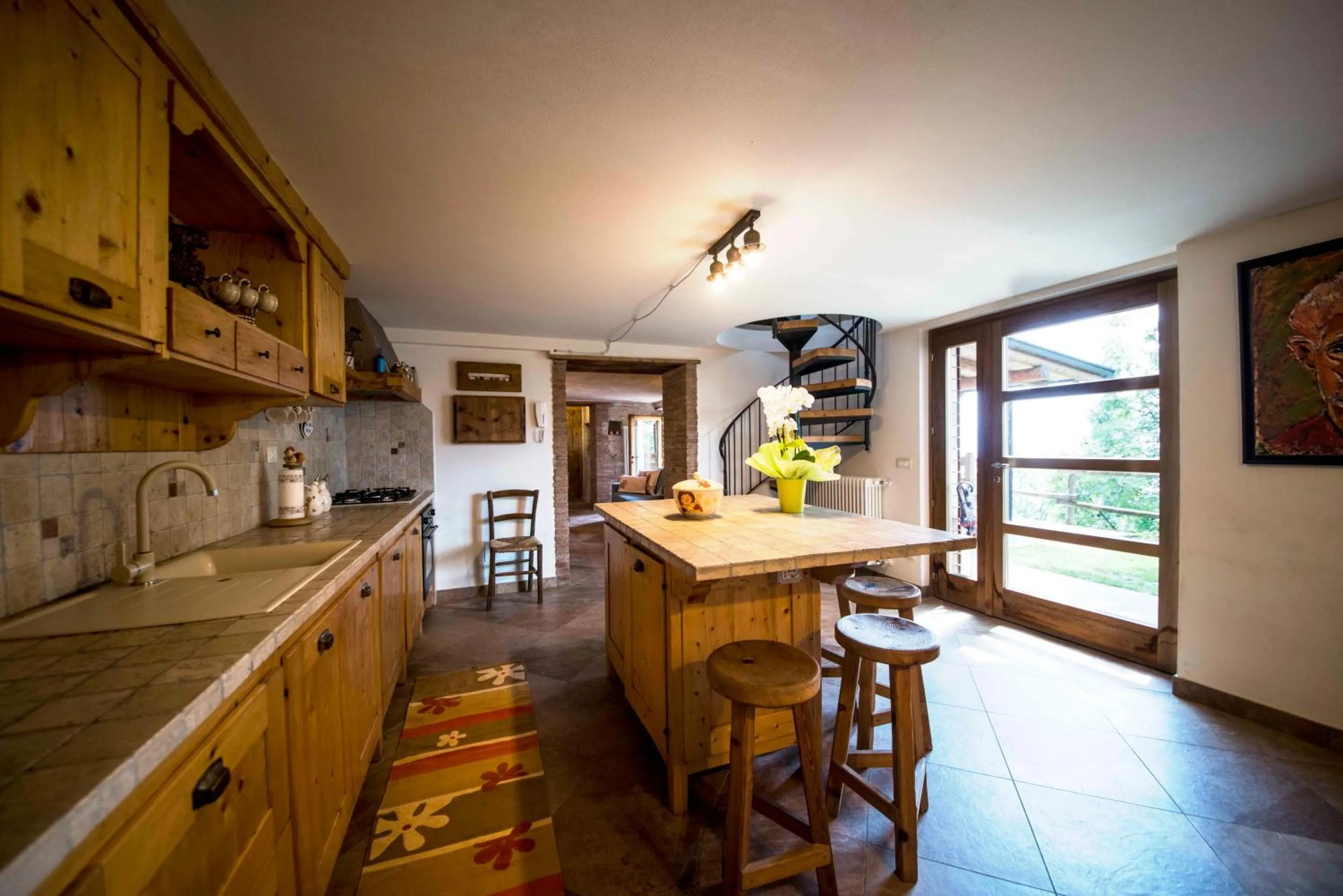 Kitchen or kitchenette in Chalet Tre Santelle