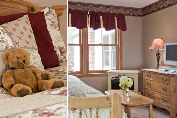 Bed in Inn at Ellis River