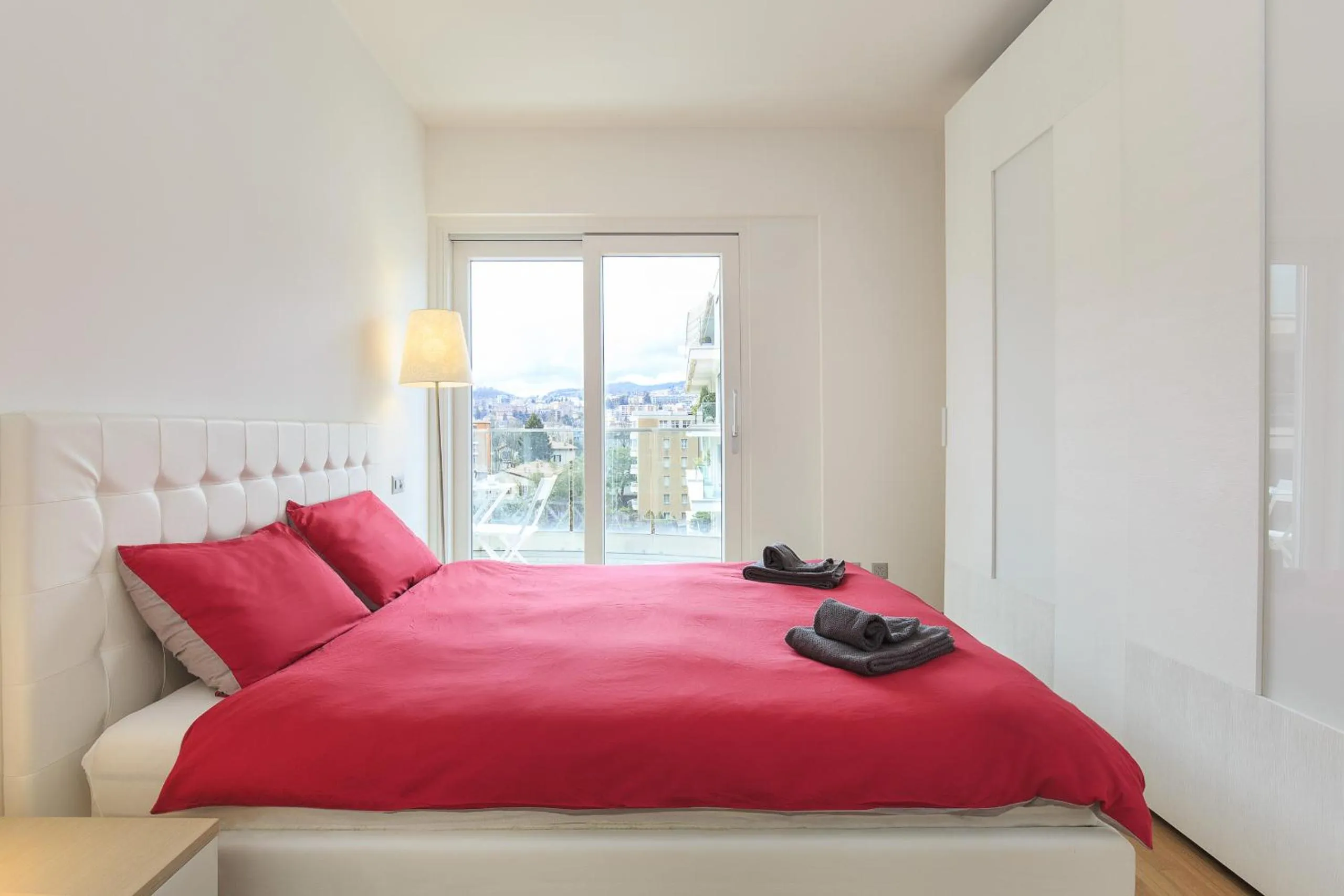 Bedroom, Bed in Prestige Apartments by Quokka 360 - spacious flats with terraces