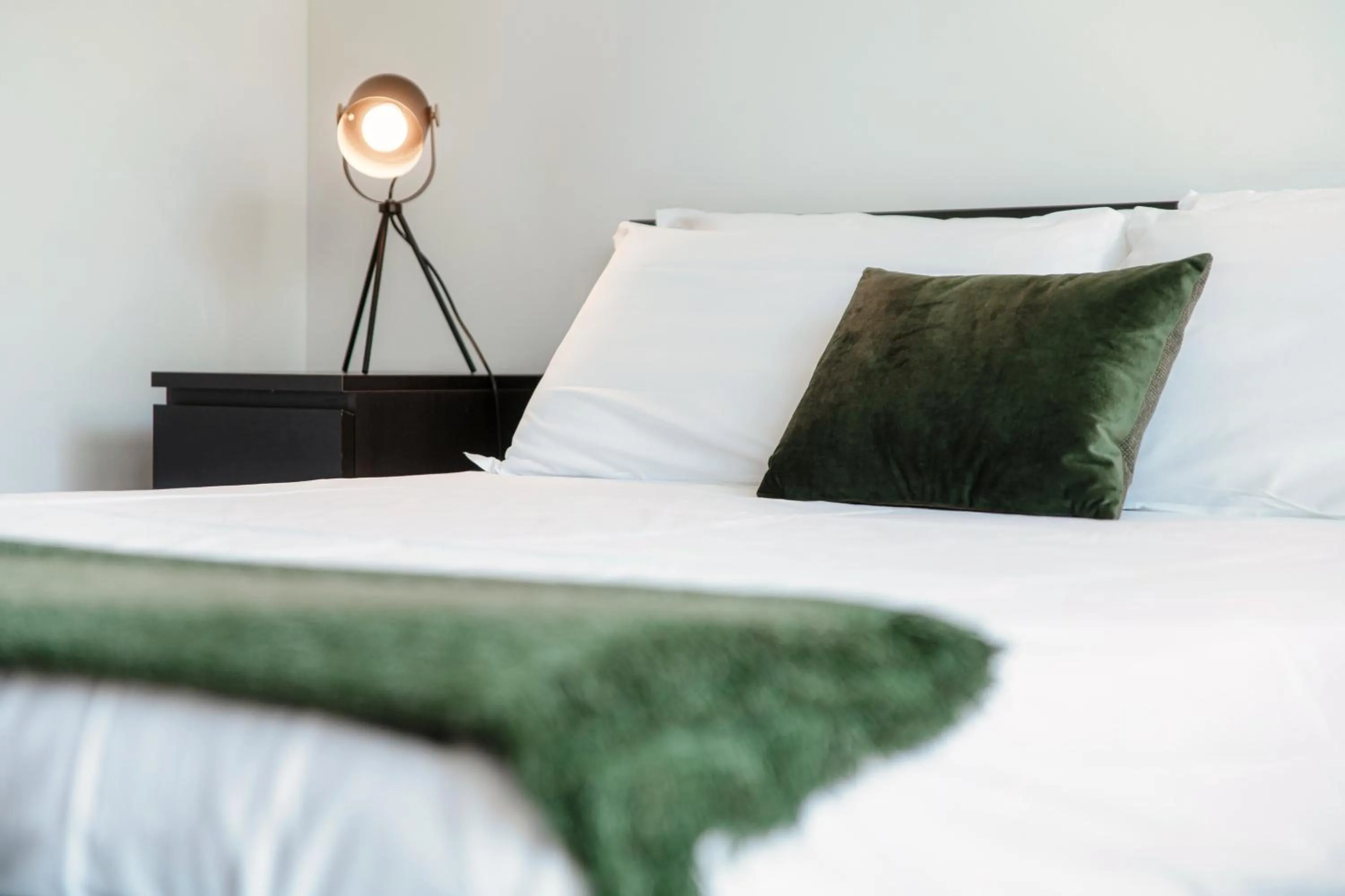 Bedroom, Bed in Prestige Apartments by Quokka 360 - spacious flats with terraces