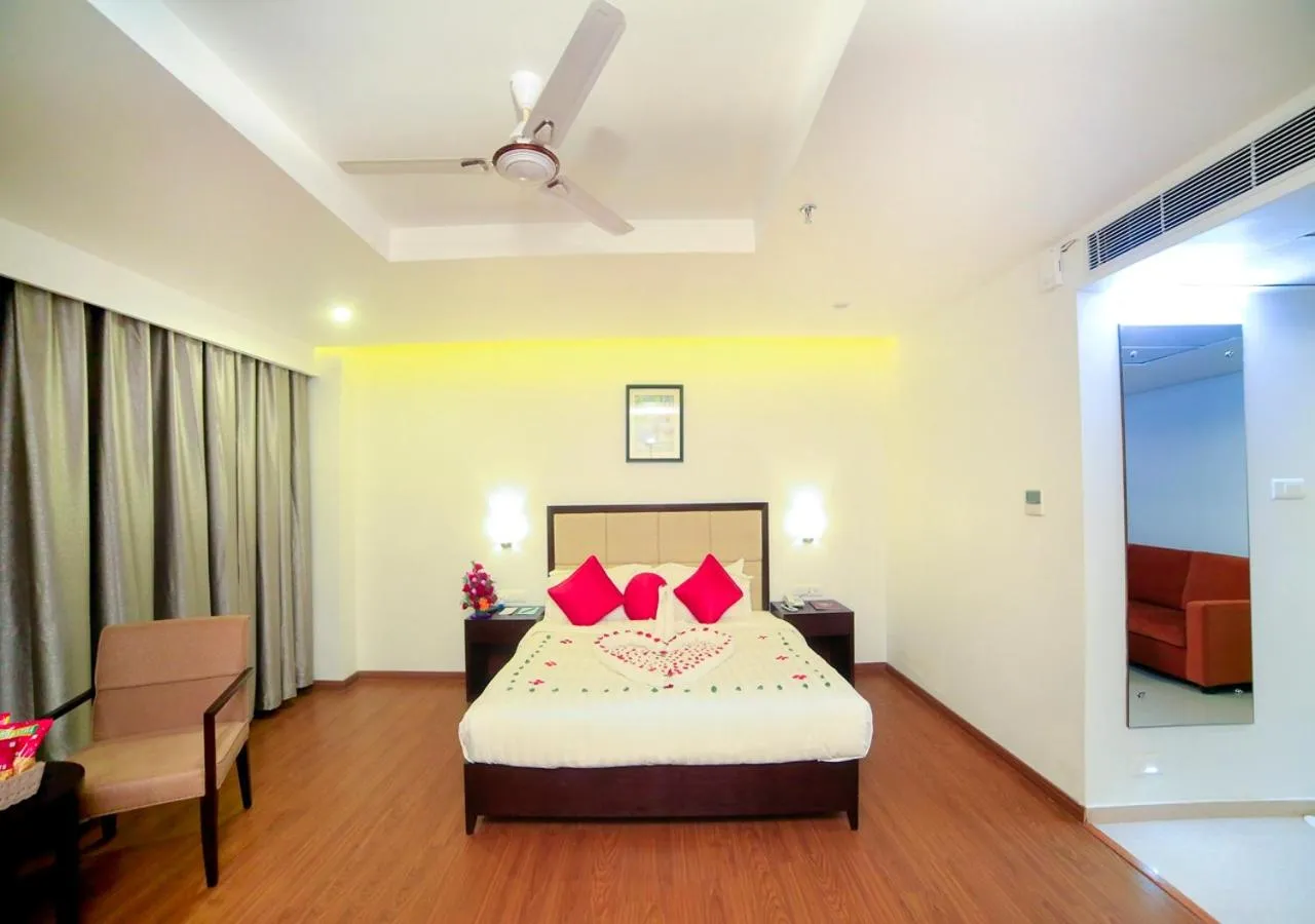 Bedroom, Bed in Triguna Clarks Inn Kurnool