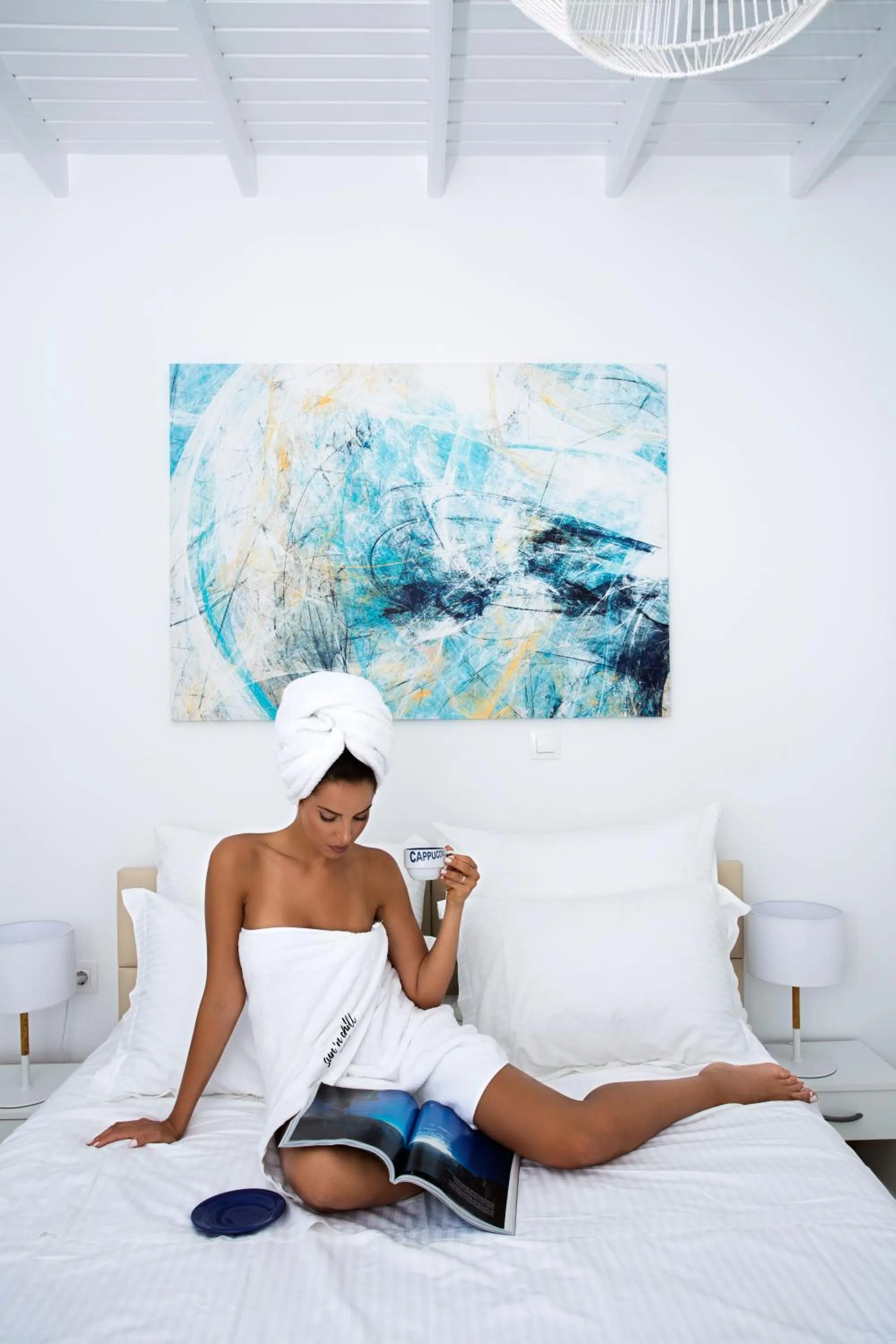 People, Bed in Sun 'n Chill, Boutique Apartments & Beach Villa