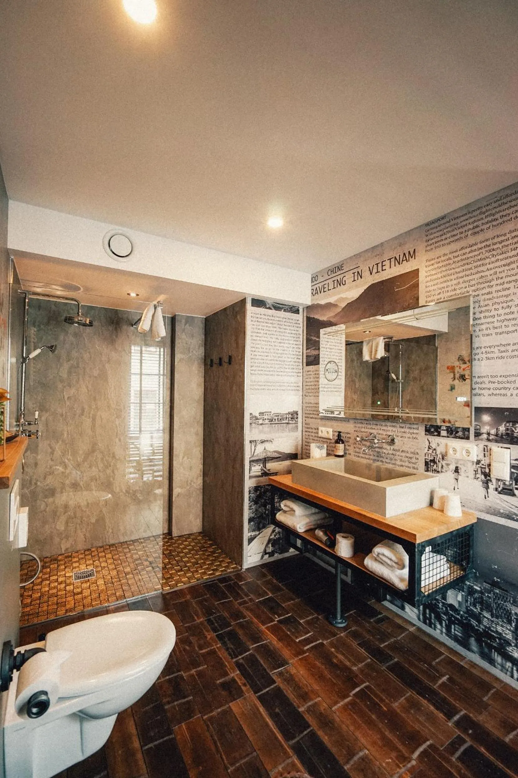 Shower in 36 Phô Cô Hotel & Suites