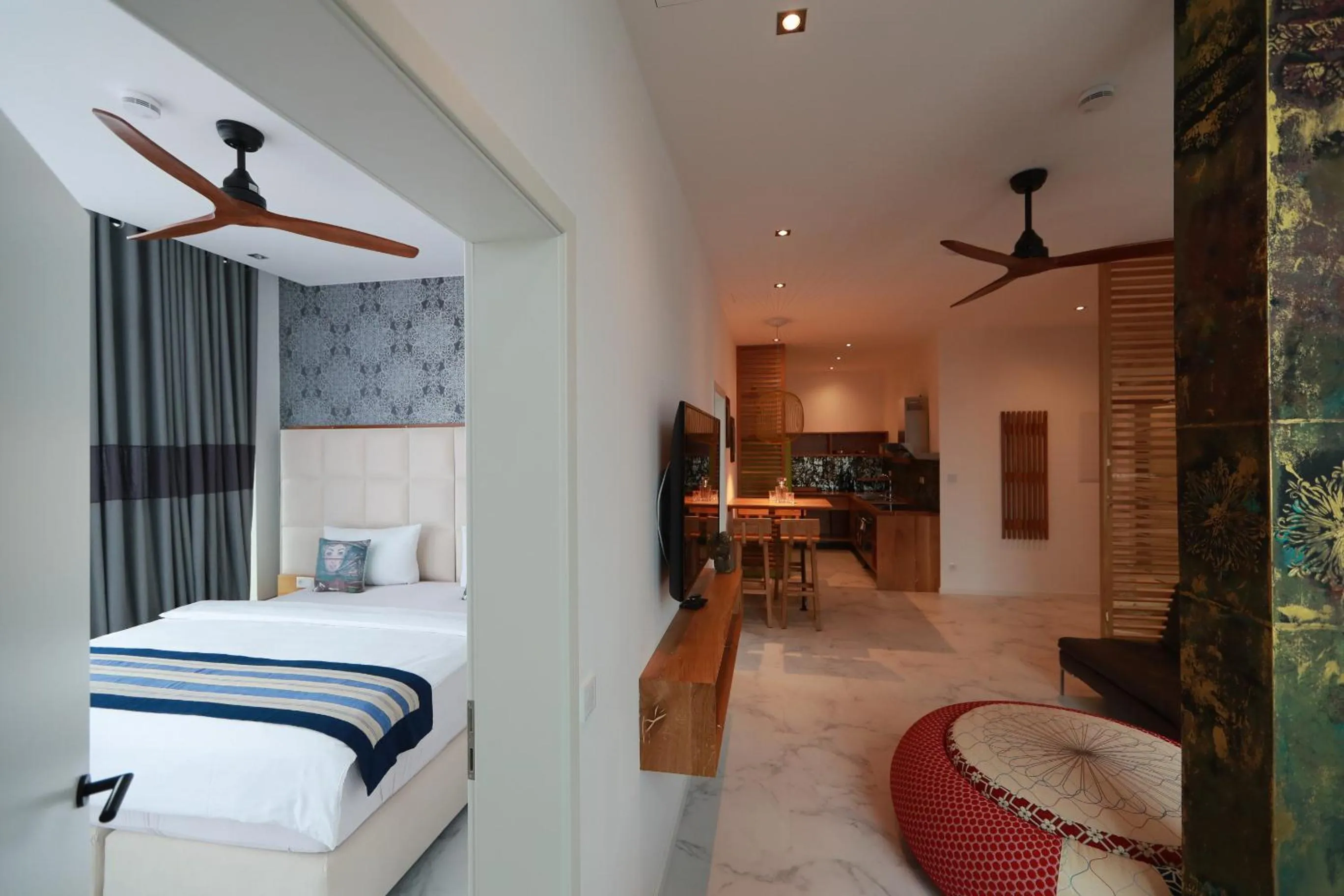 Bed in 36 Phô Cô Hotel & Suites