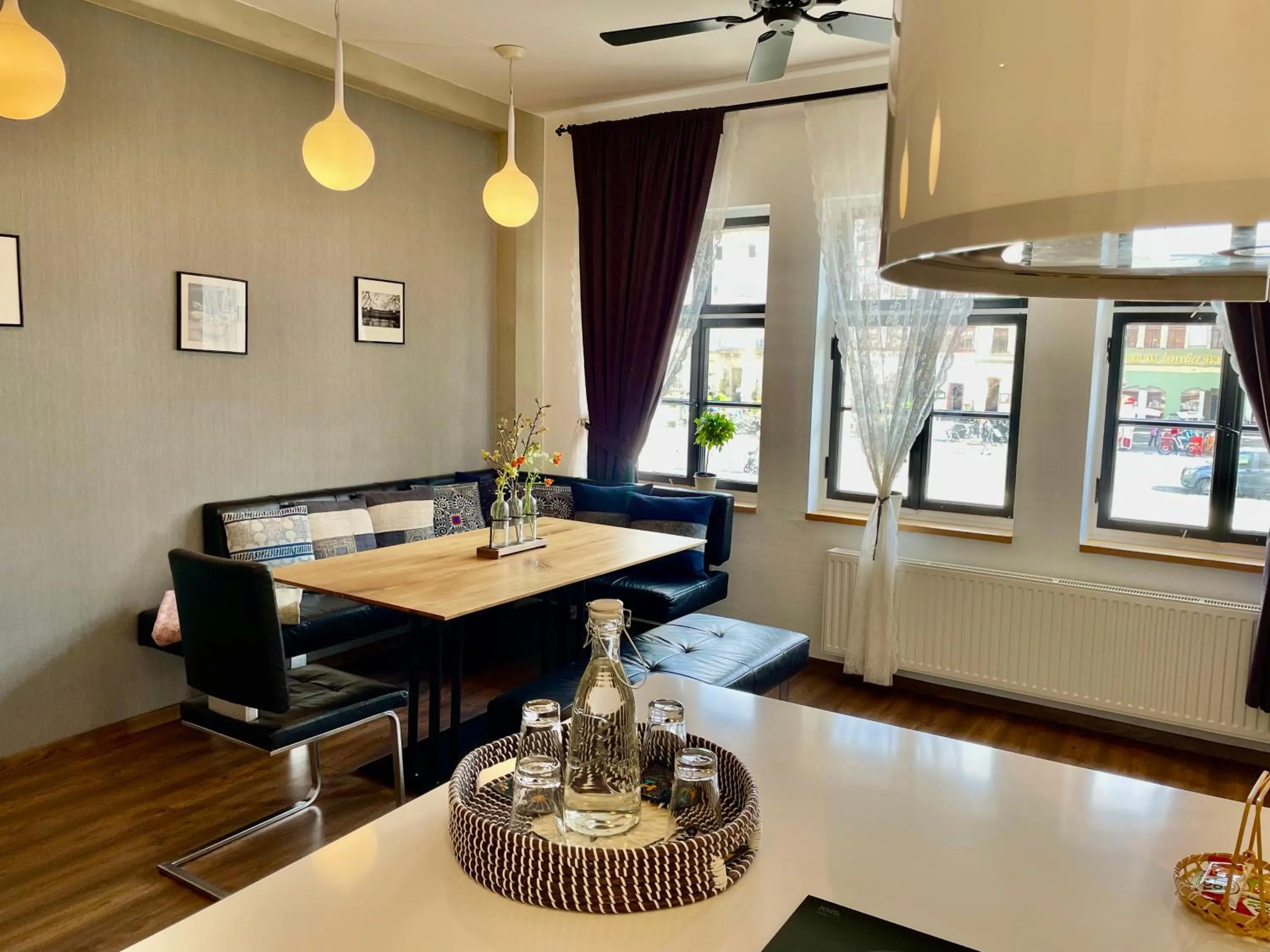 Kitchen or kitchenette in 36 Phô Cô Hotel & Suites