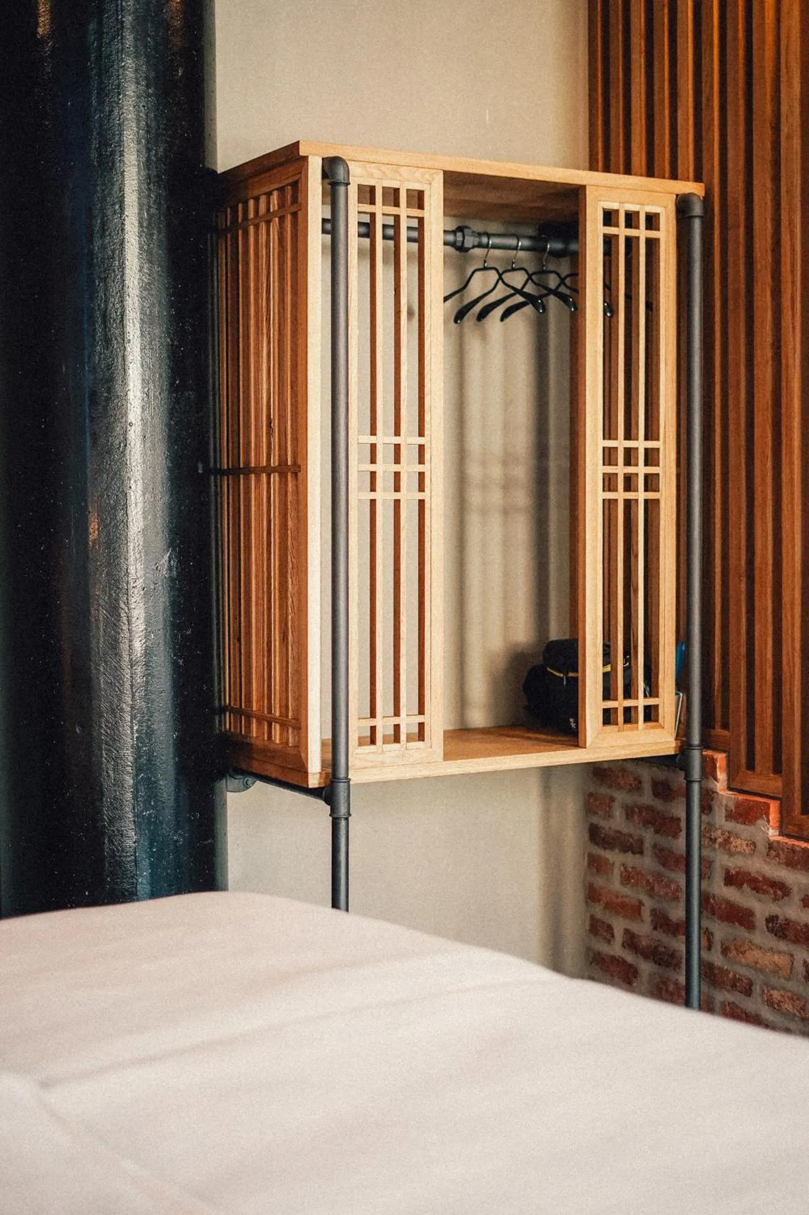 wardrobe, Bed in 36 Phô Cô Hotel & Suites