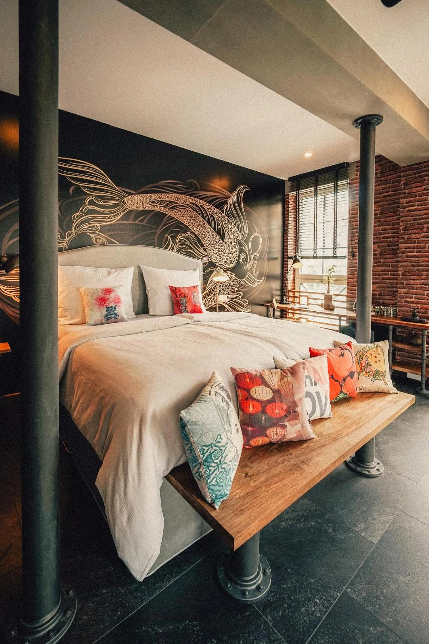 Bed in 36 Phô Cô Hotel & Suites