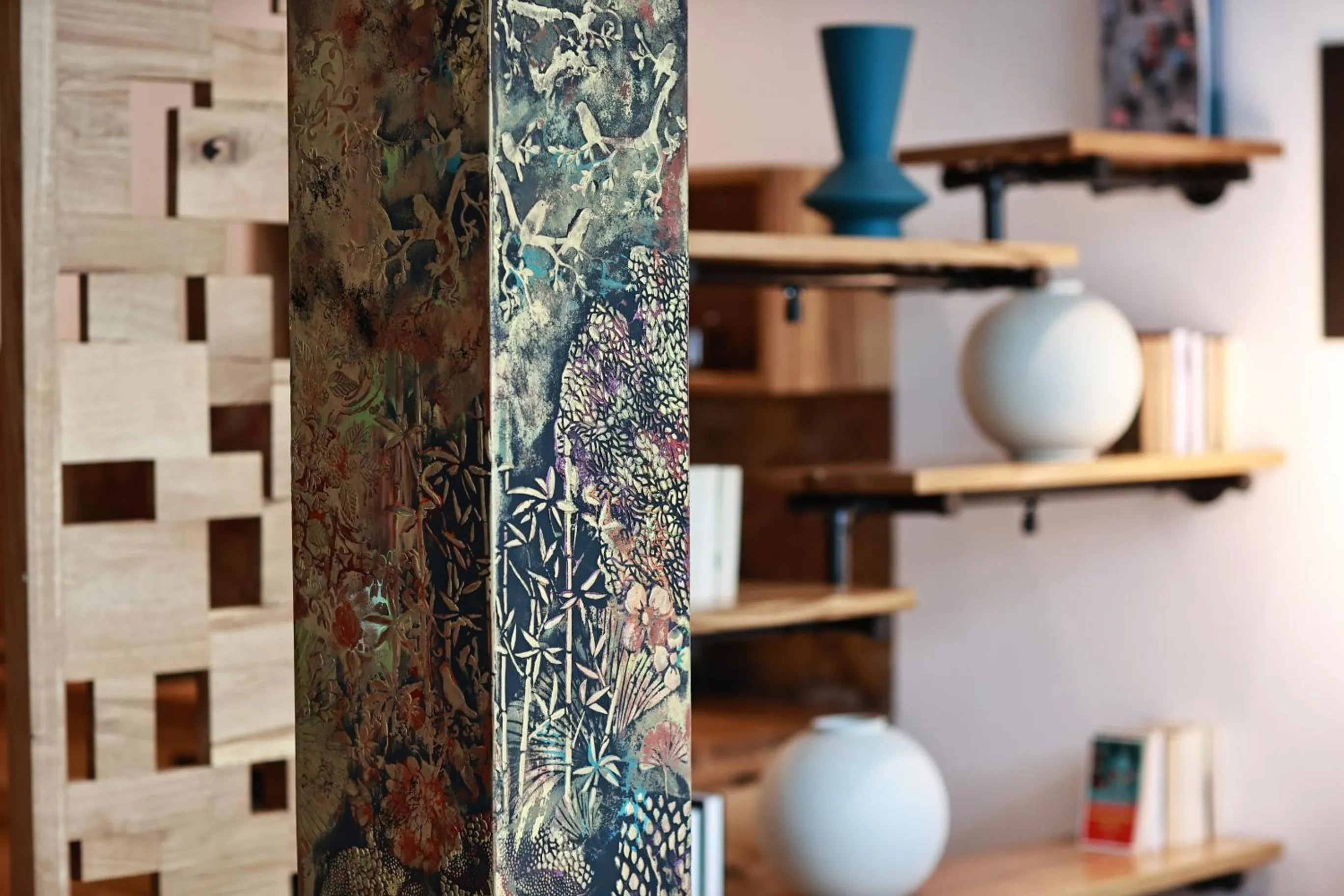 Decorative detail in 36 Phô Cô Hotel & Suites