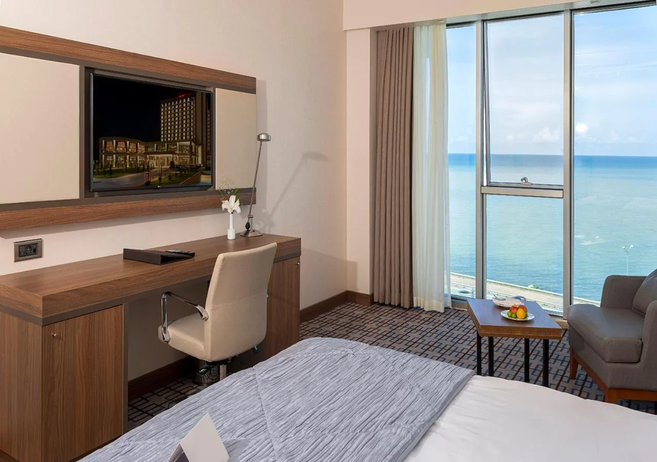 TV and multimedia, Bed in Ramada Plaza by Wyndham Rize