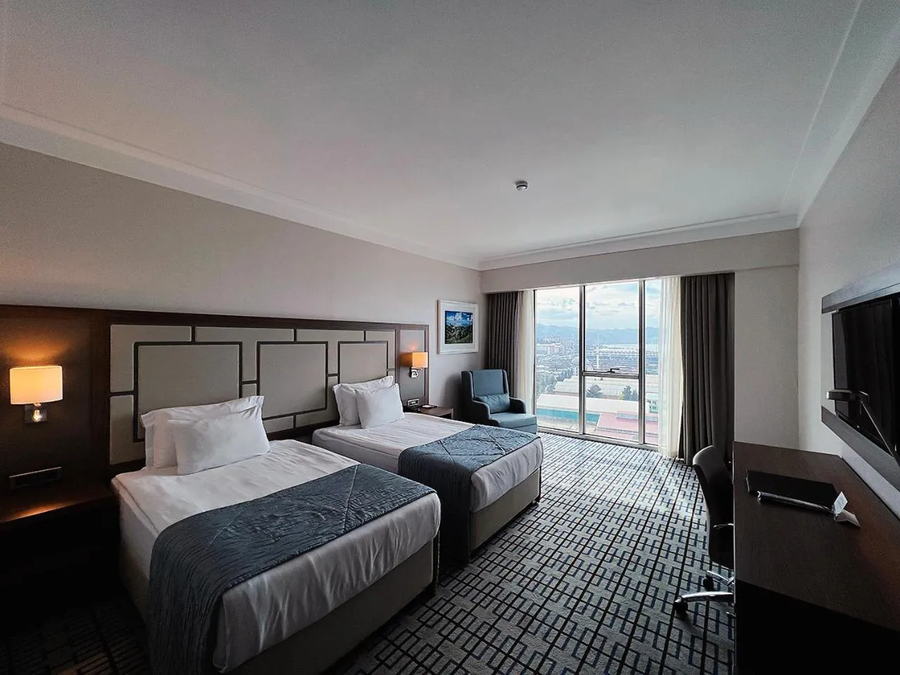View (from property/room), Bed in Ramada Plaza by Wyndham Rize