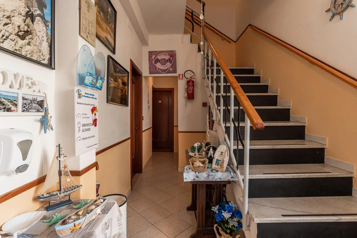 Decorative detail in Residence Villa Alda