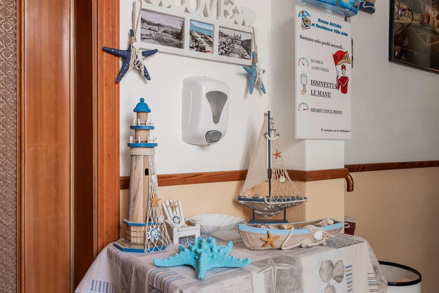 Decorative detail in Residence Villa Alda