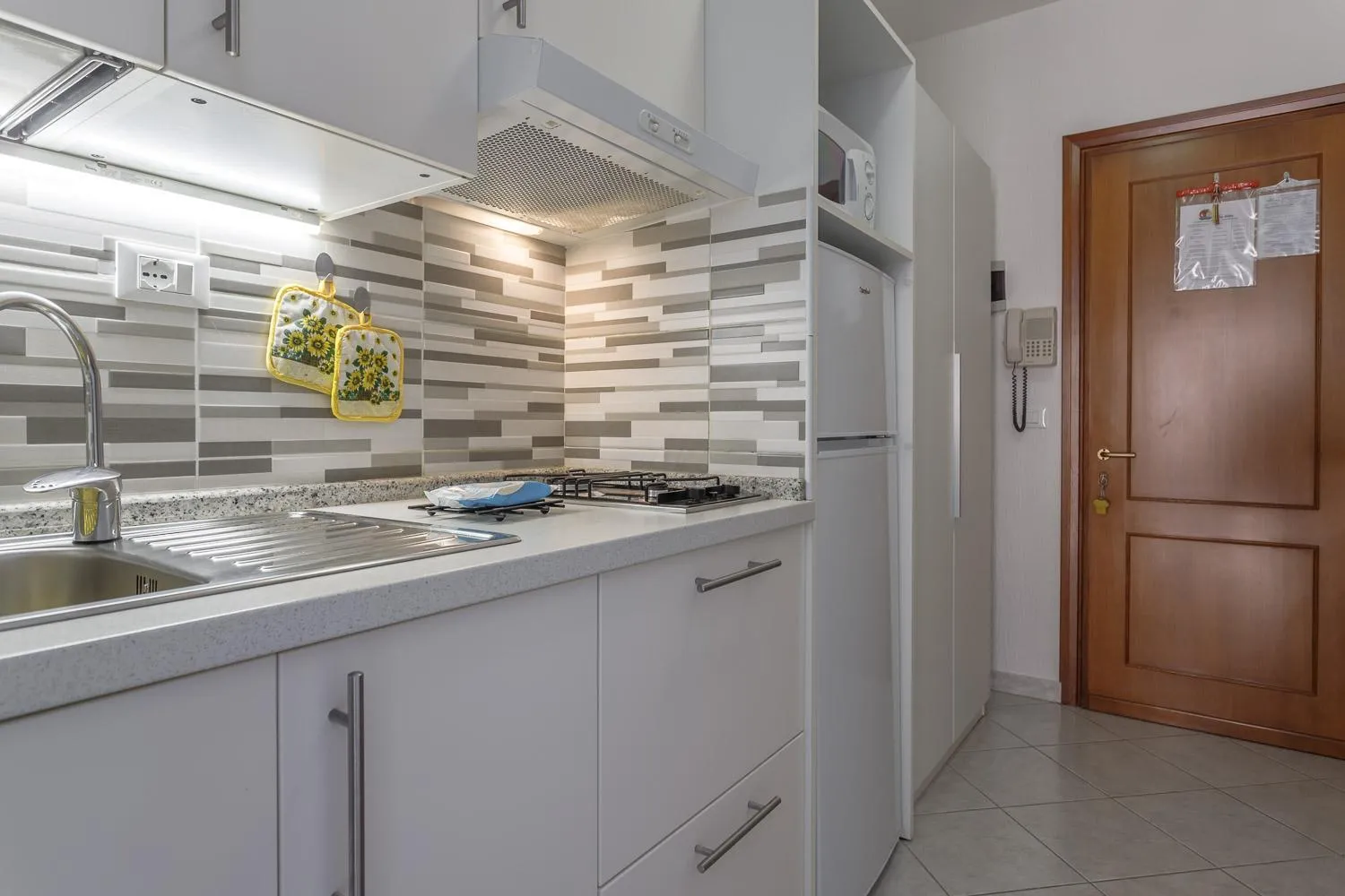 Kitchen or kitchenette in Residence Villa Alda