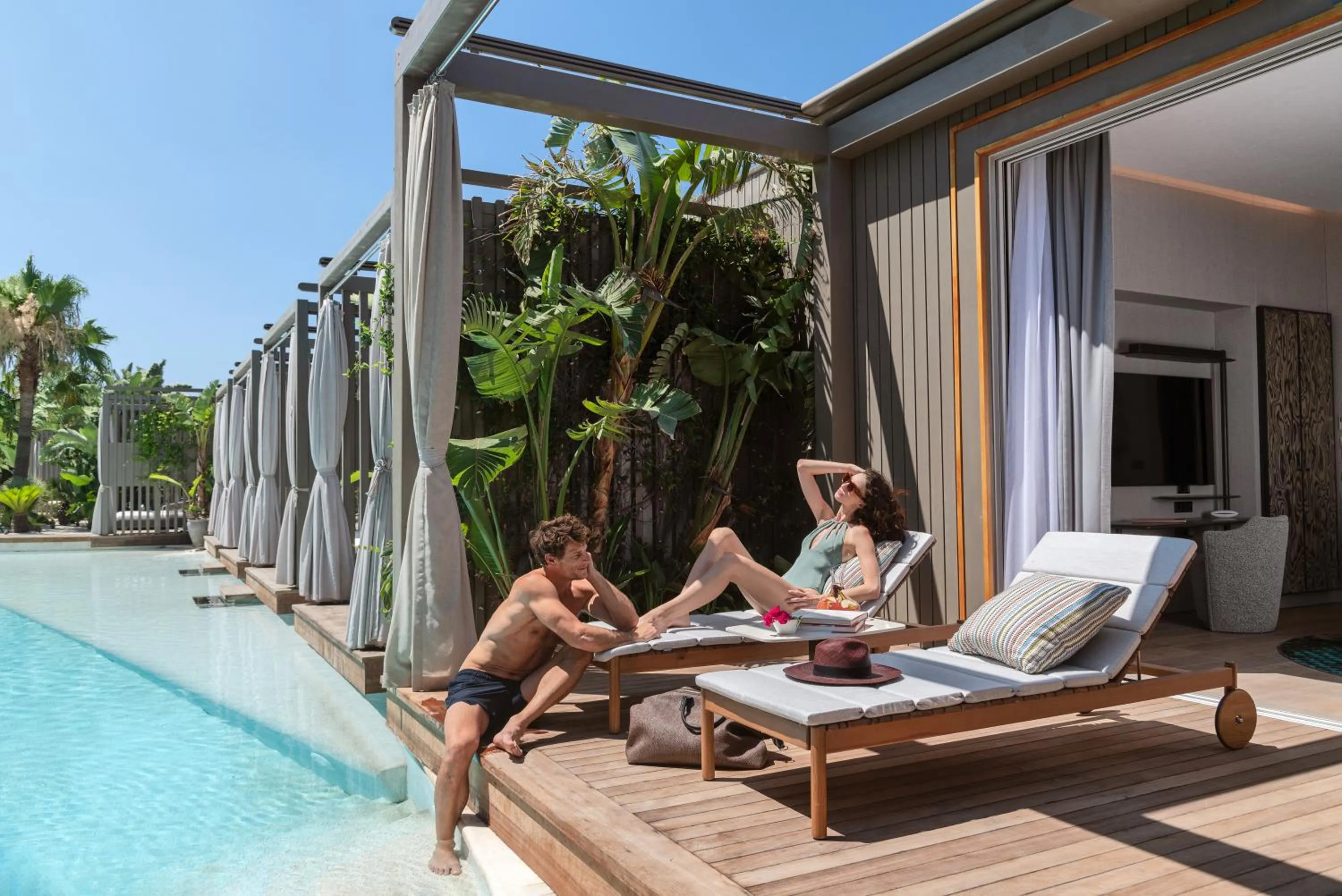 Swimming pool in Biblos Resort Alaçatı