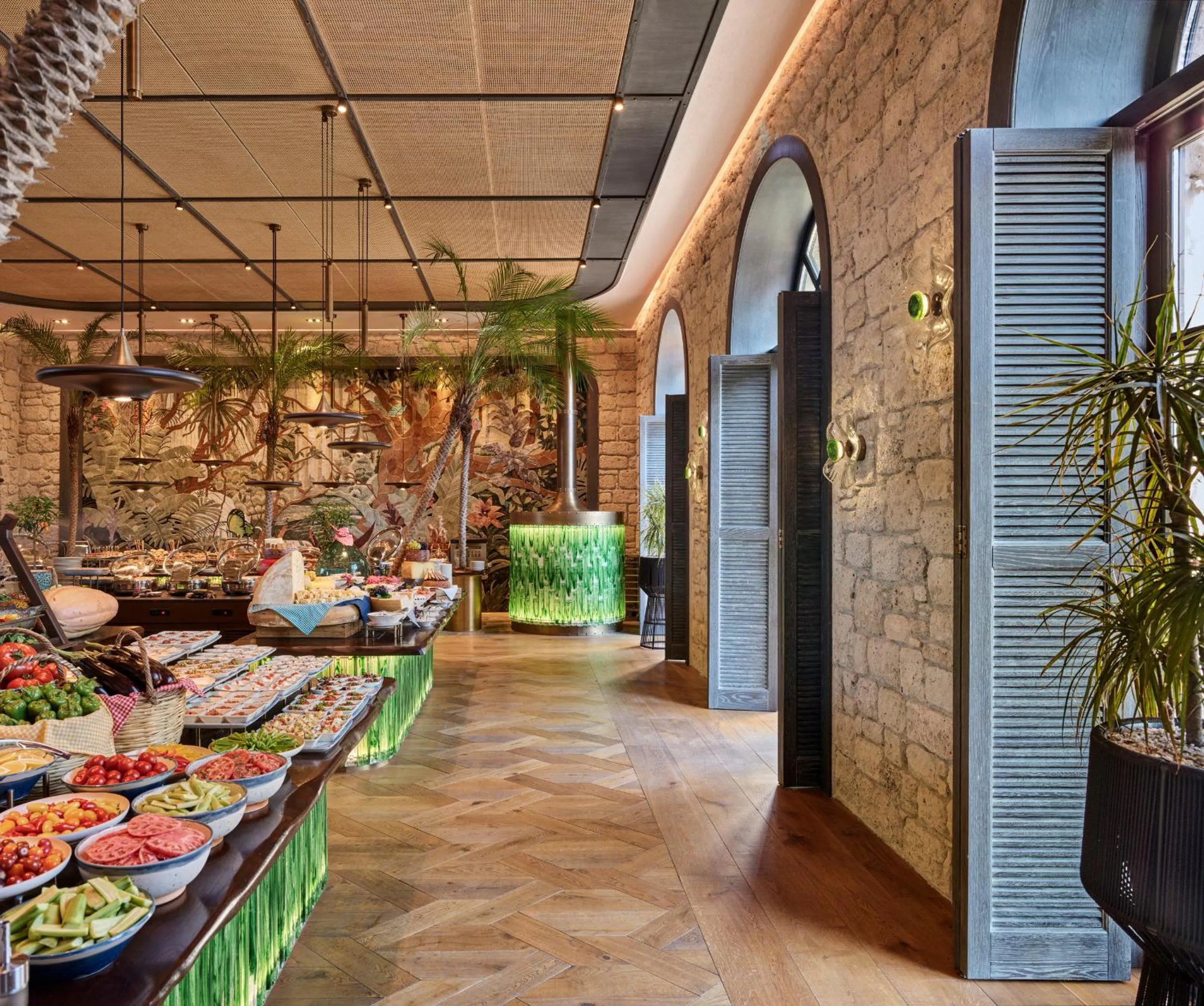 Buffet breakfast in Biblos Resort Alaçatı