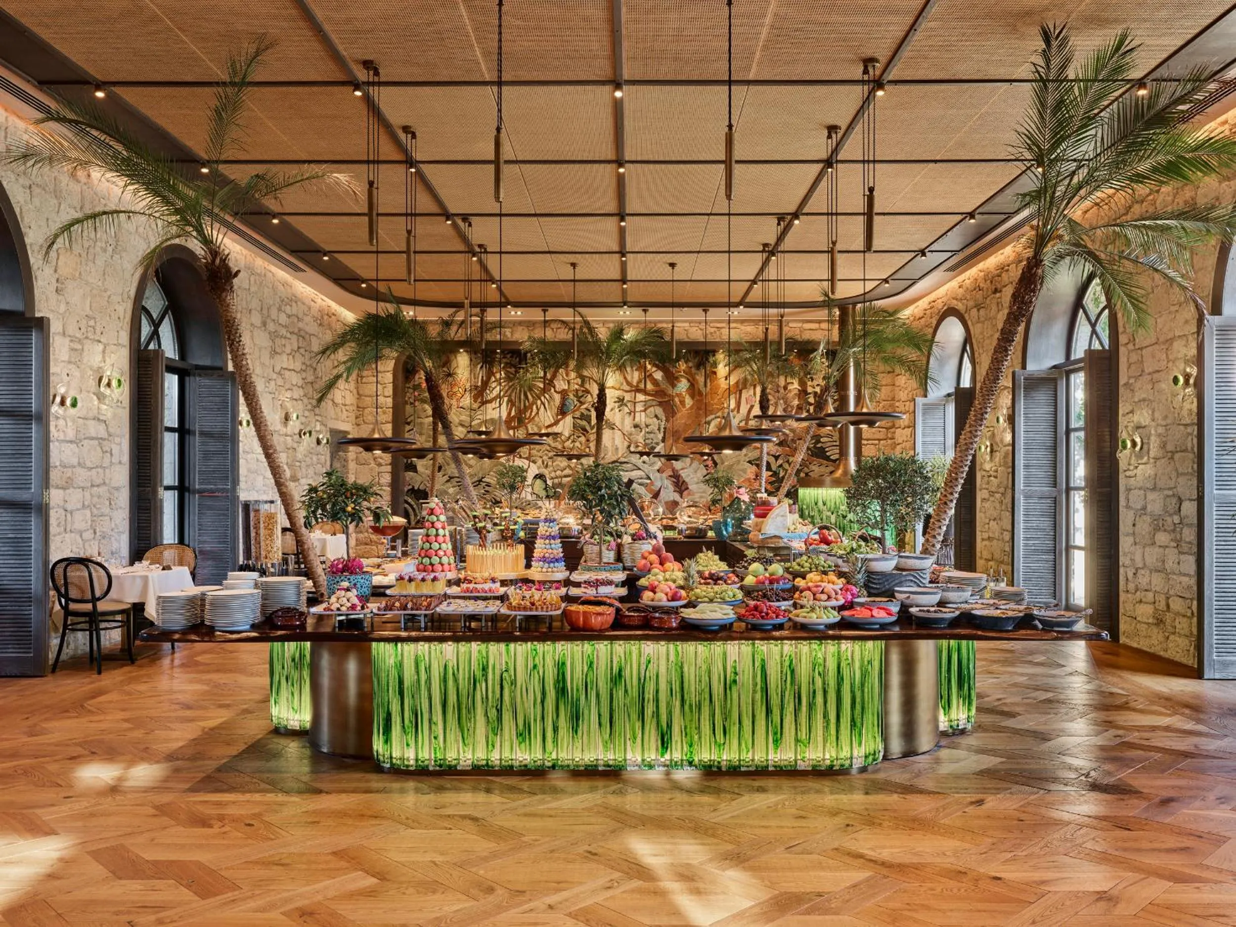 Buffet breakfast in Biblos Resort Alaçatı